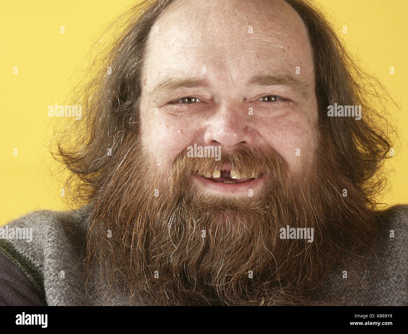 homme à barbe Banque D'Images