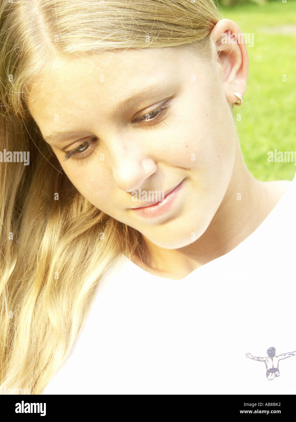 Portrait of a young woman Banque D'Images