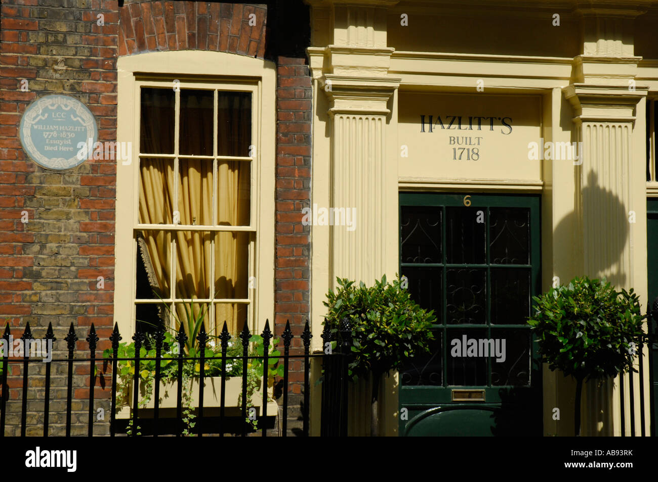 Hazlitts Hotel à Frith Street Soho Londres Angleterre Banque D'Images