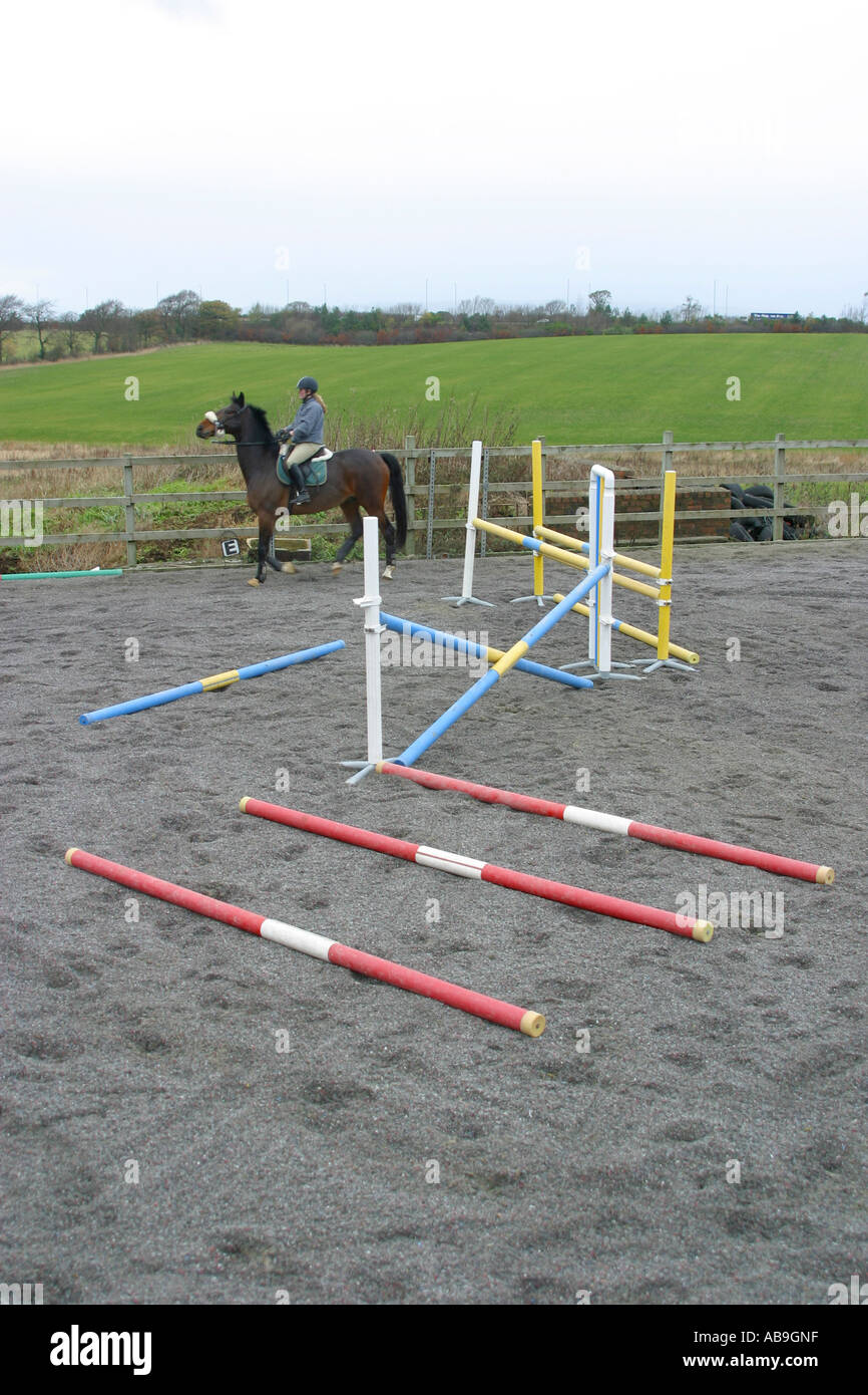 L'être instruits dans l'anneau Banque D'Images