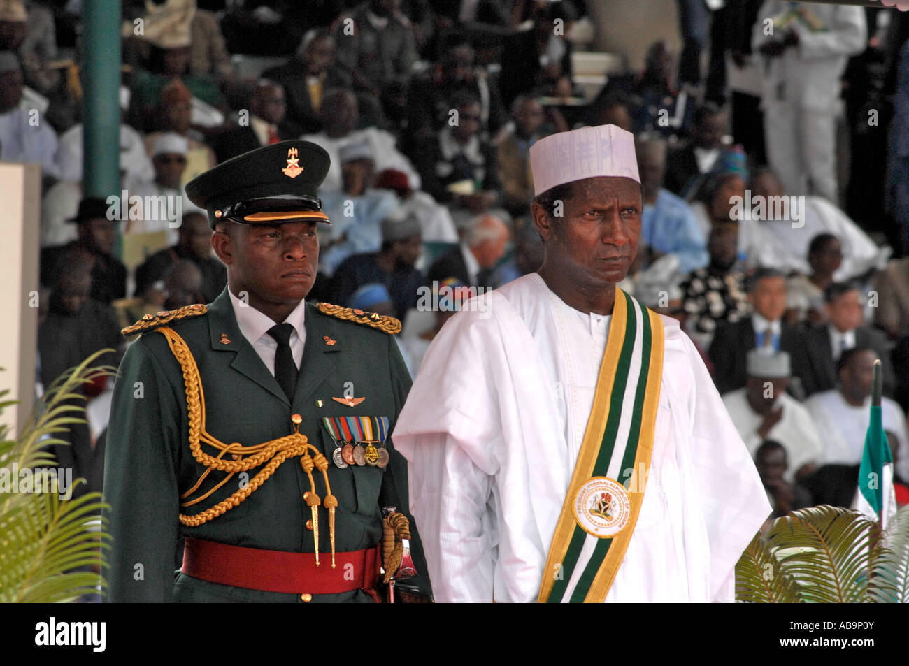 Inauguration de Umaru Musa Yar Adua comme nouveau président du Nigeria Abuja 29 mai 2007. Banque D'Images