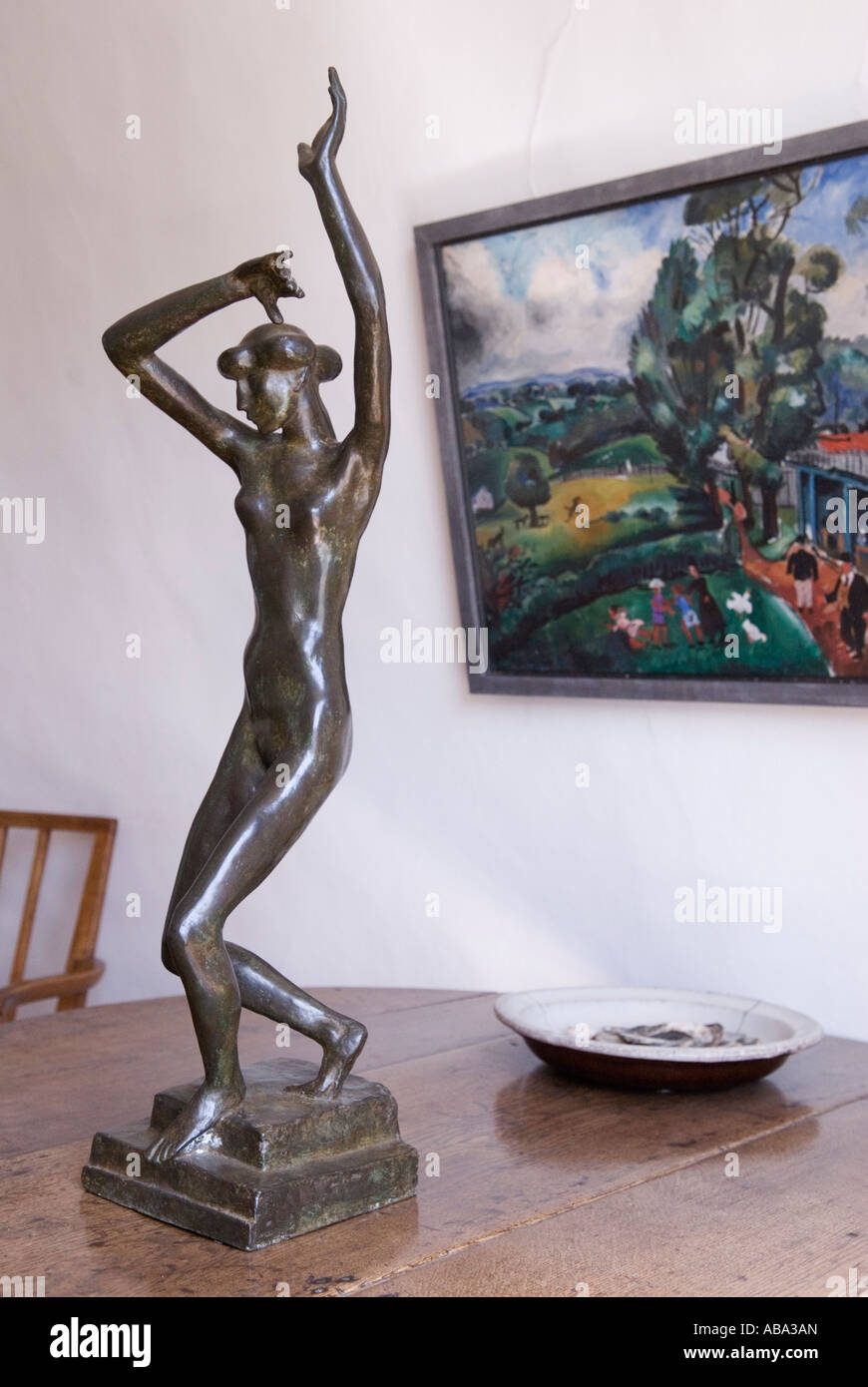 Kettles sculpture de Yard par l'artiste Henri Gaudier Brzeska. Cambridge Cambridgeshire Angleterre Royaume-Uni 2007 2000s HOMER SYKES Banque D'Images