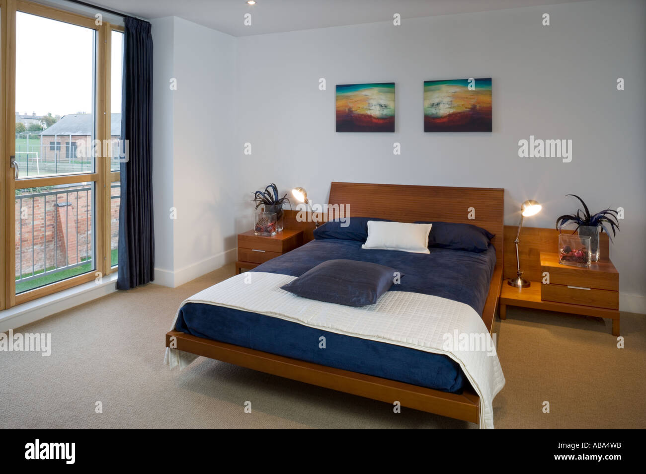 Southside, Radcliffe-on-Trent, Nottingham, 2005 Chambres Architecte : Rayner Davies Banque D'Images