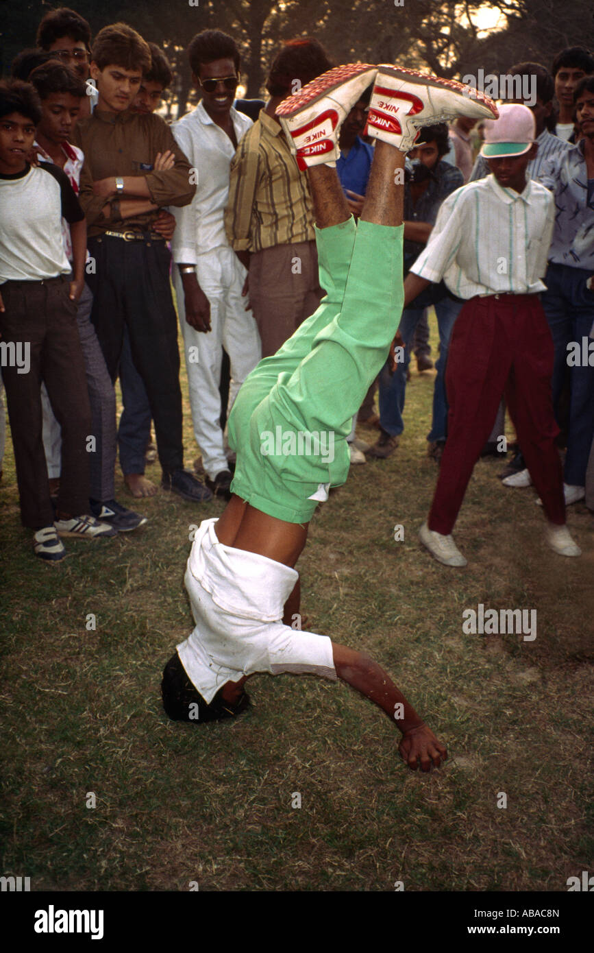 Baptême de Calcutta Inde le Break dance Banque D'Images