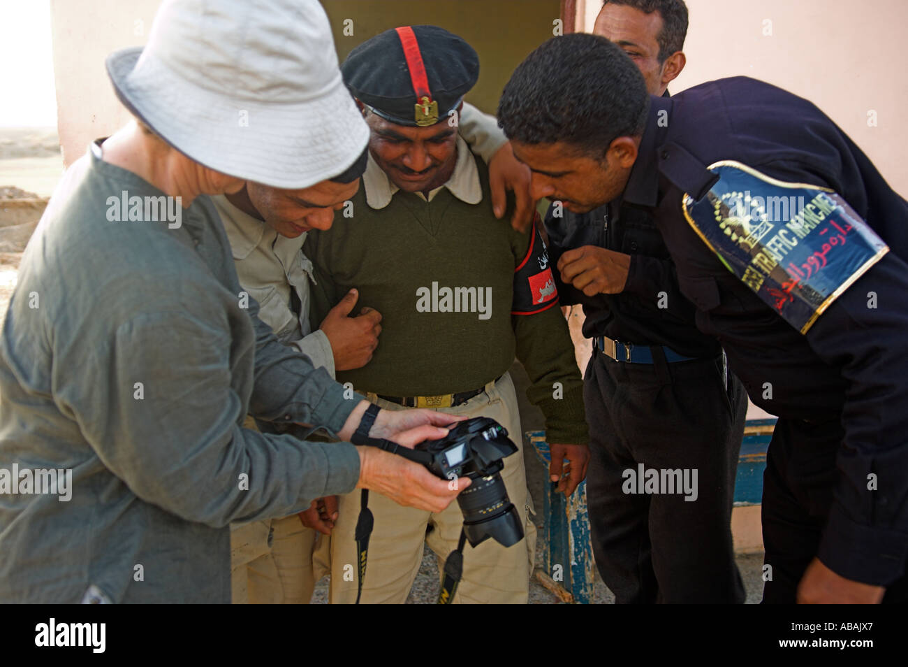 La police égyptienne Banque D'Images