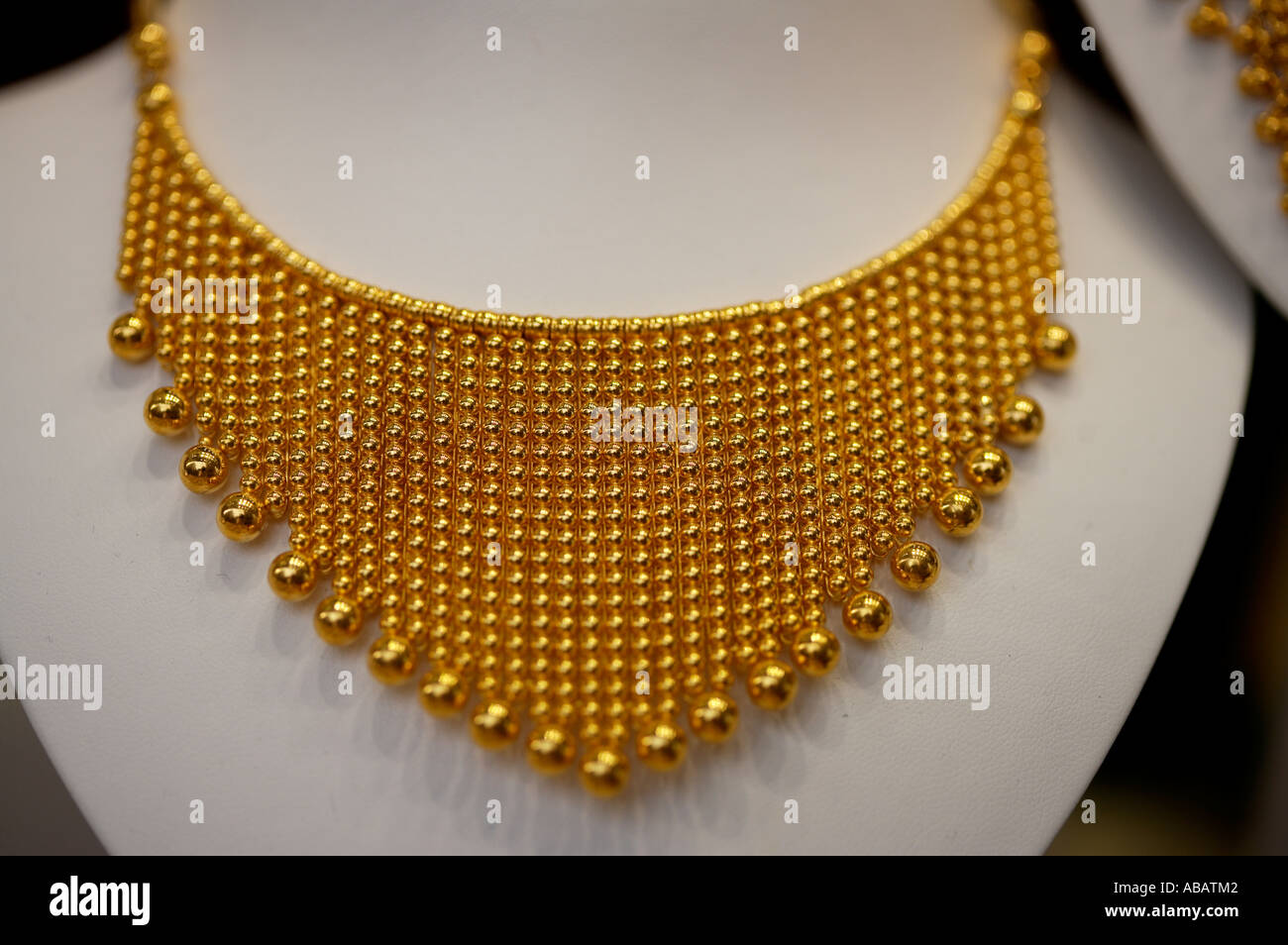 Dubai, le Souk de l'or, collier Photo Stock - Alamy