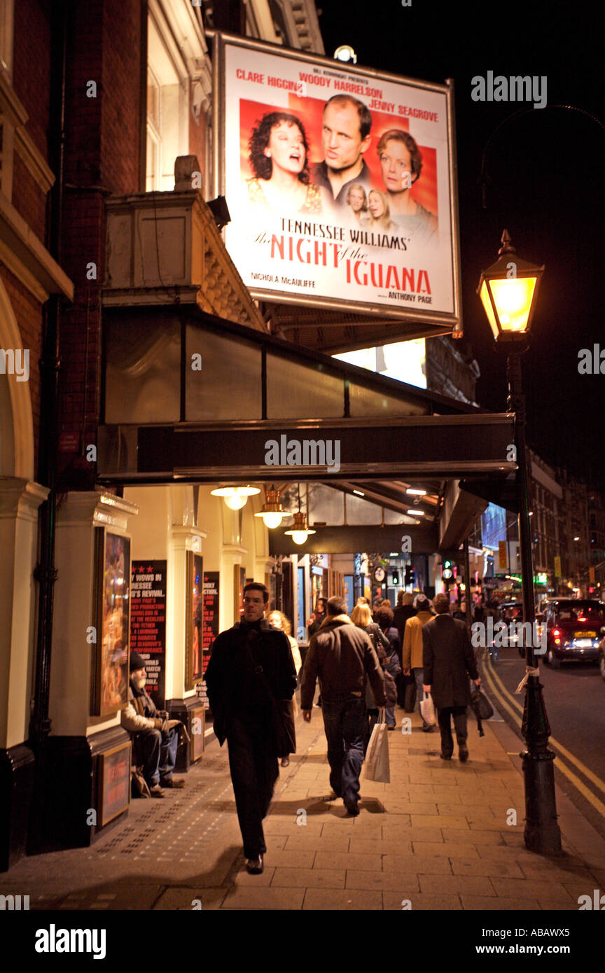 La production théâtrale de Londres Banque D'Images