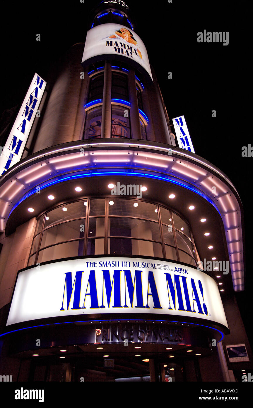West End, Mamma Mia ! Banque D'Images
