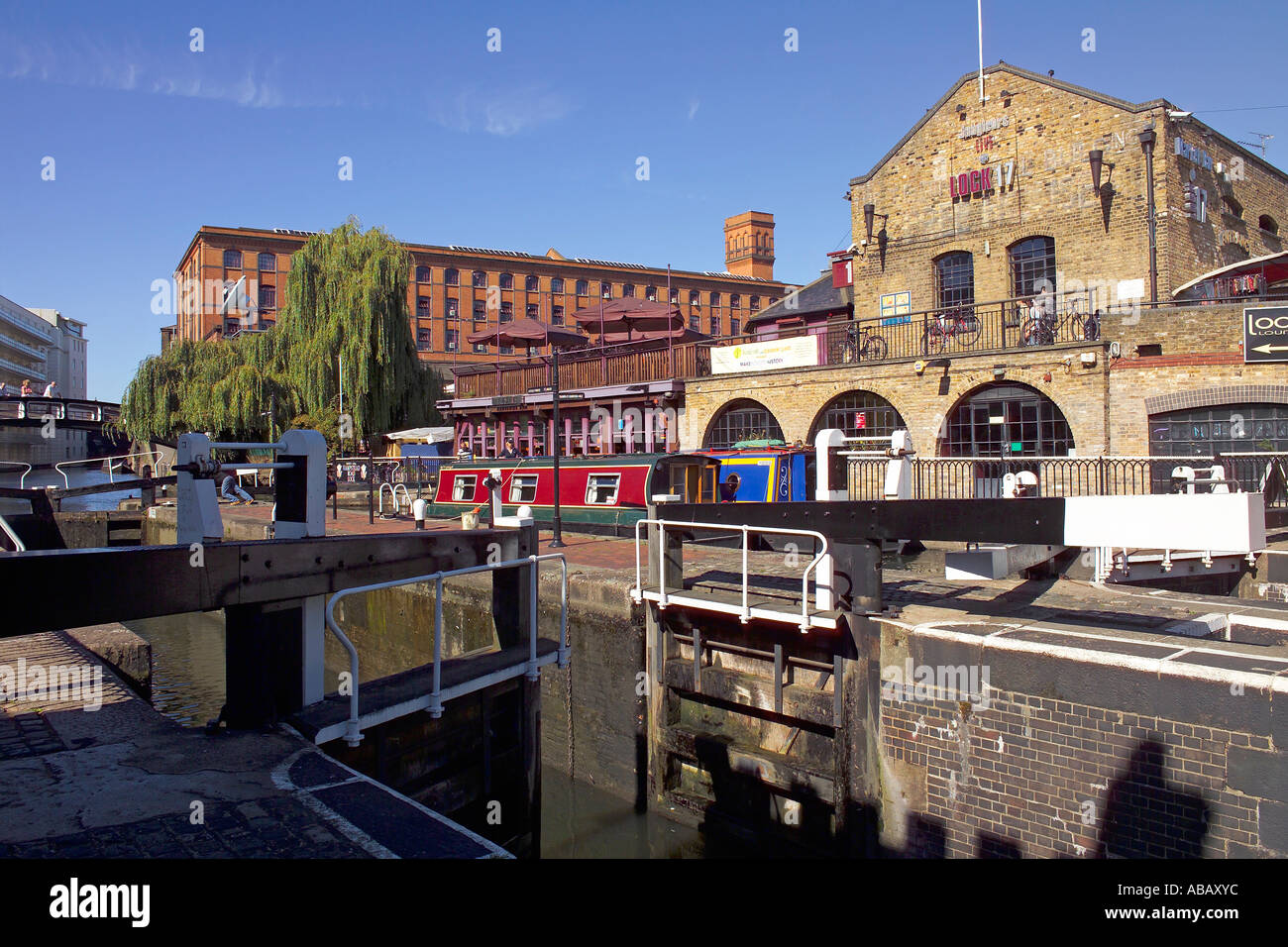 London, Camden Lock, Regents Canal Banque D'Images