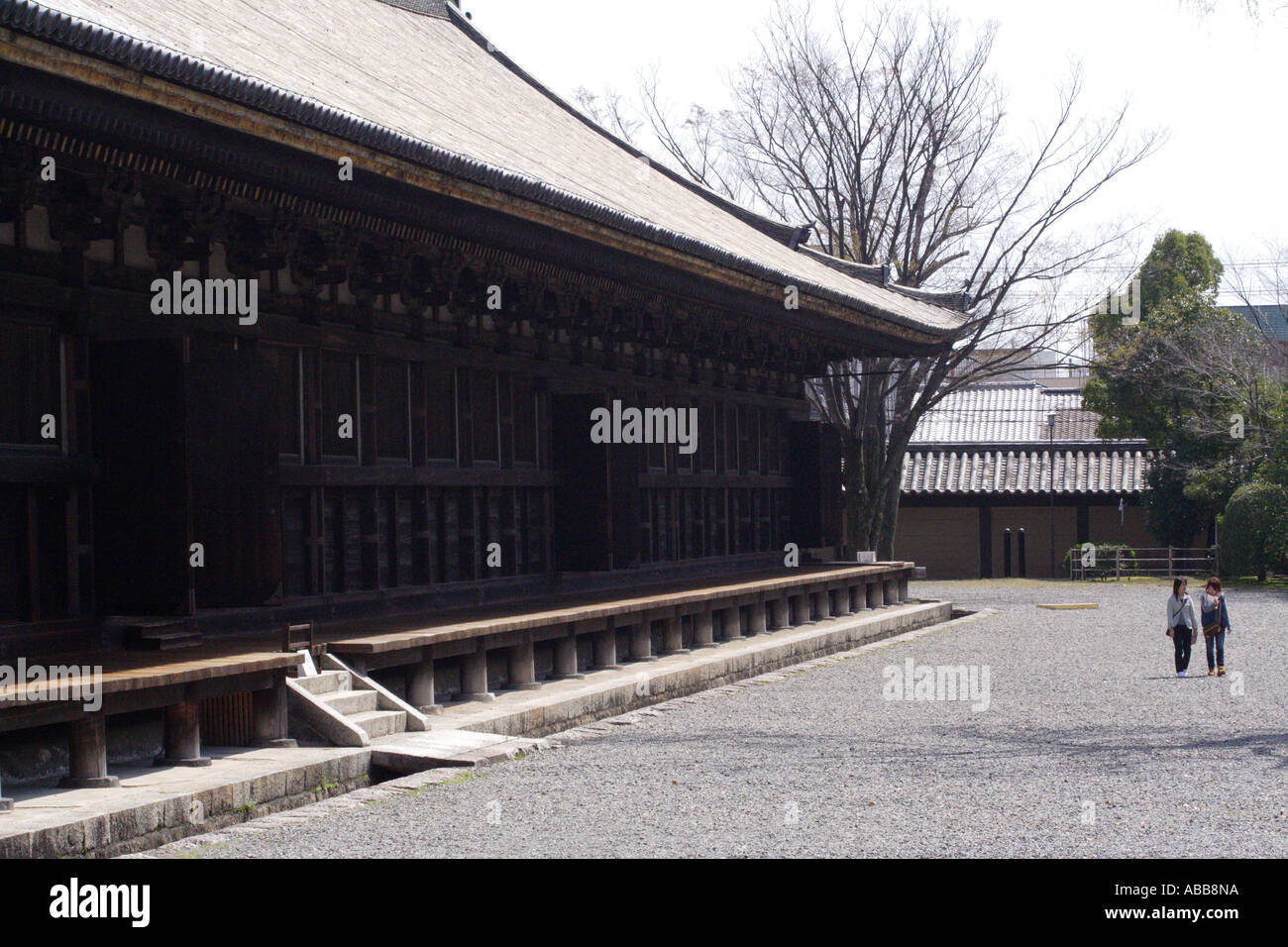 Temple sanjūsangen-dō, Kyoto, Japon Banque D'Images