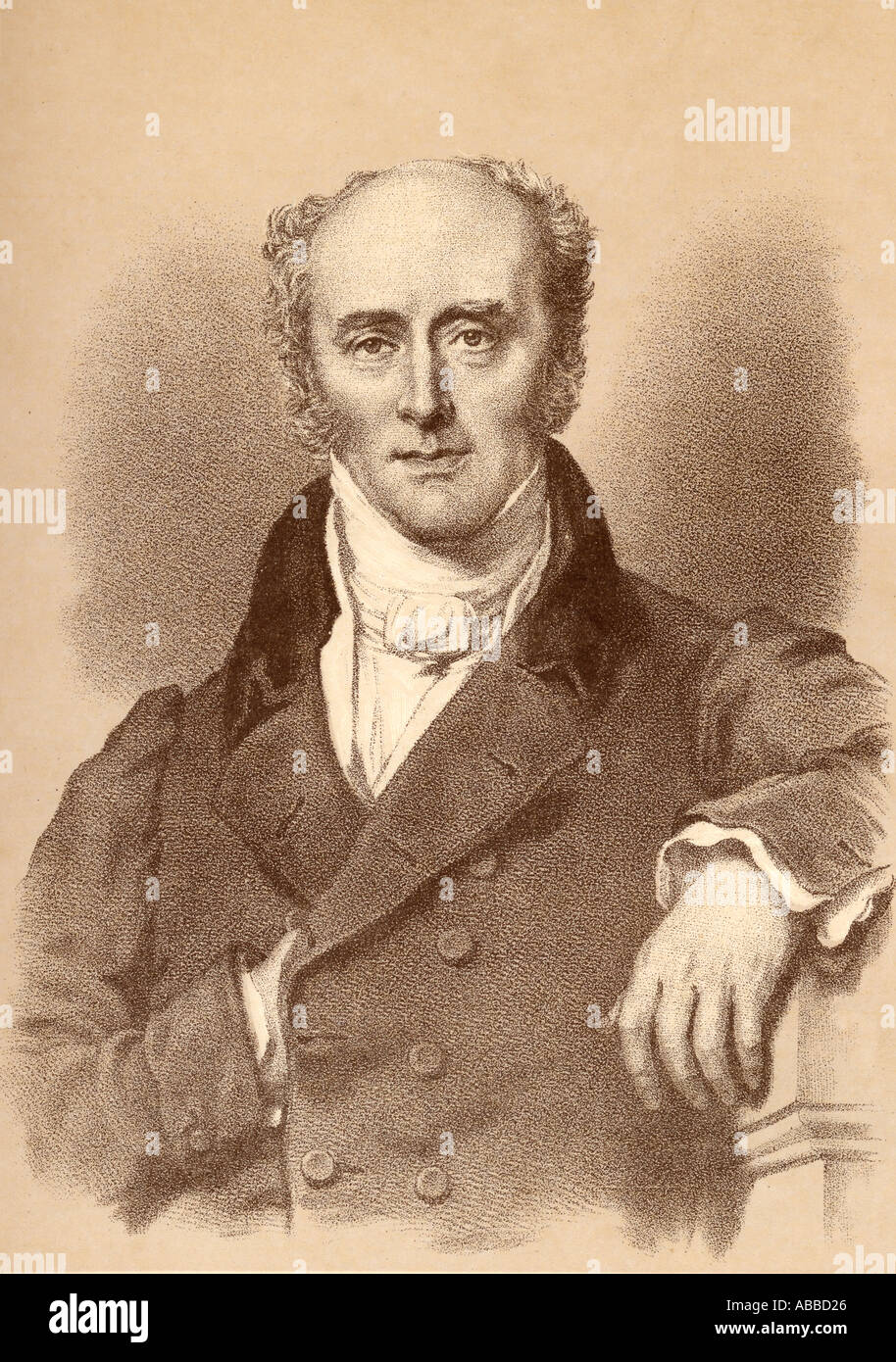 Charles Grey, 2e comte Grey, 1764 -1845, alias le Vicomte Howick. Premier Ministre du Royaume-Uni. Banque D'Images