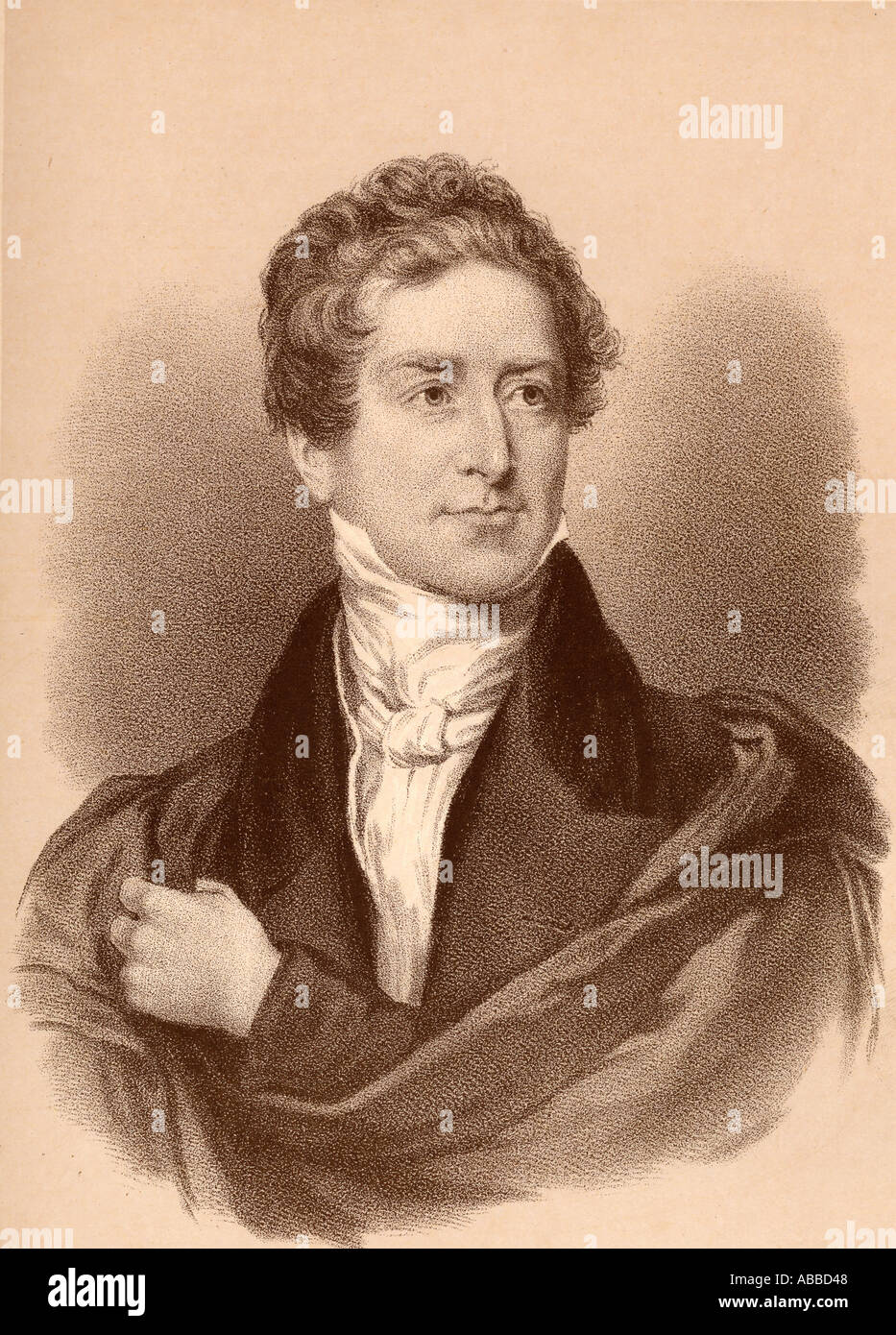 Sir Robert Peel, 2ème Baronet, 1788 -1850. Premier Ministre du Royaume-Uni, et fondateur du parti conservateur. Banque D'Images