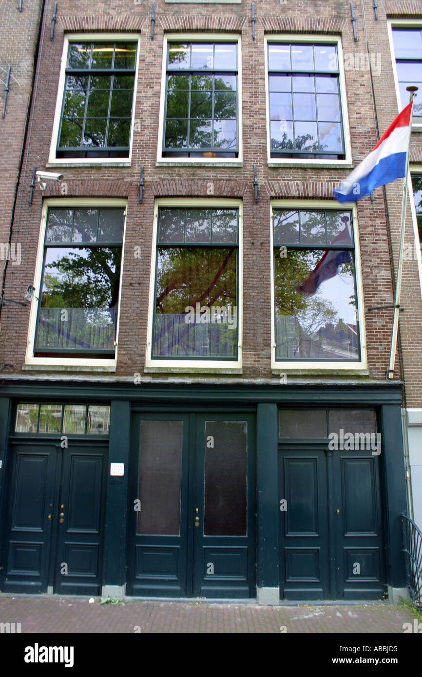 Anne Frank House Amsterdam Pays-Bas Banque D'Images