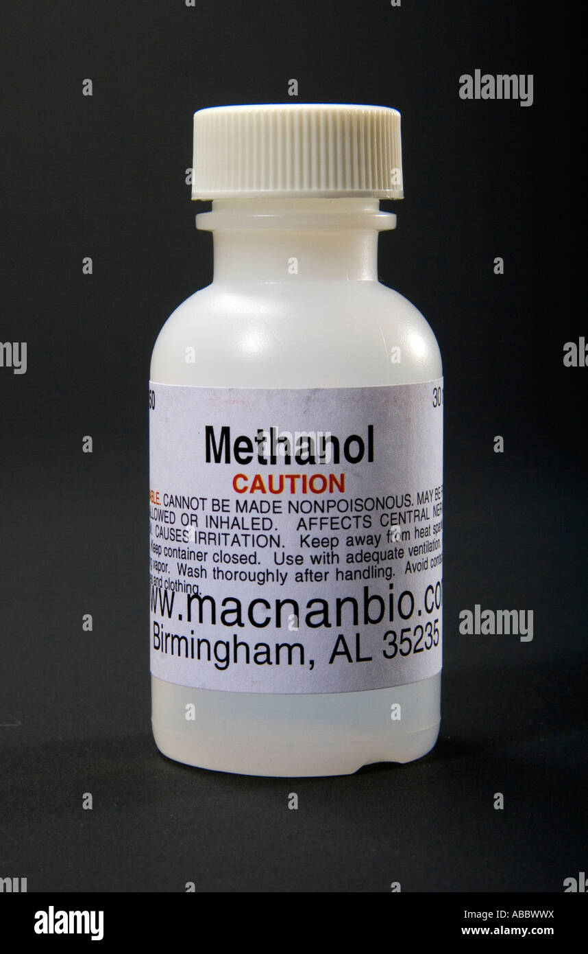 Le méthanol de l'alcool Banque D'Images