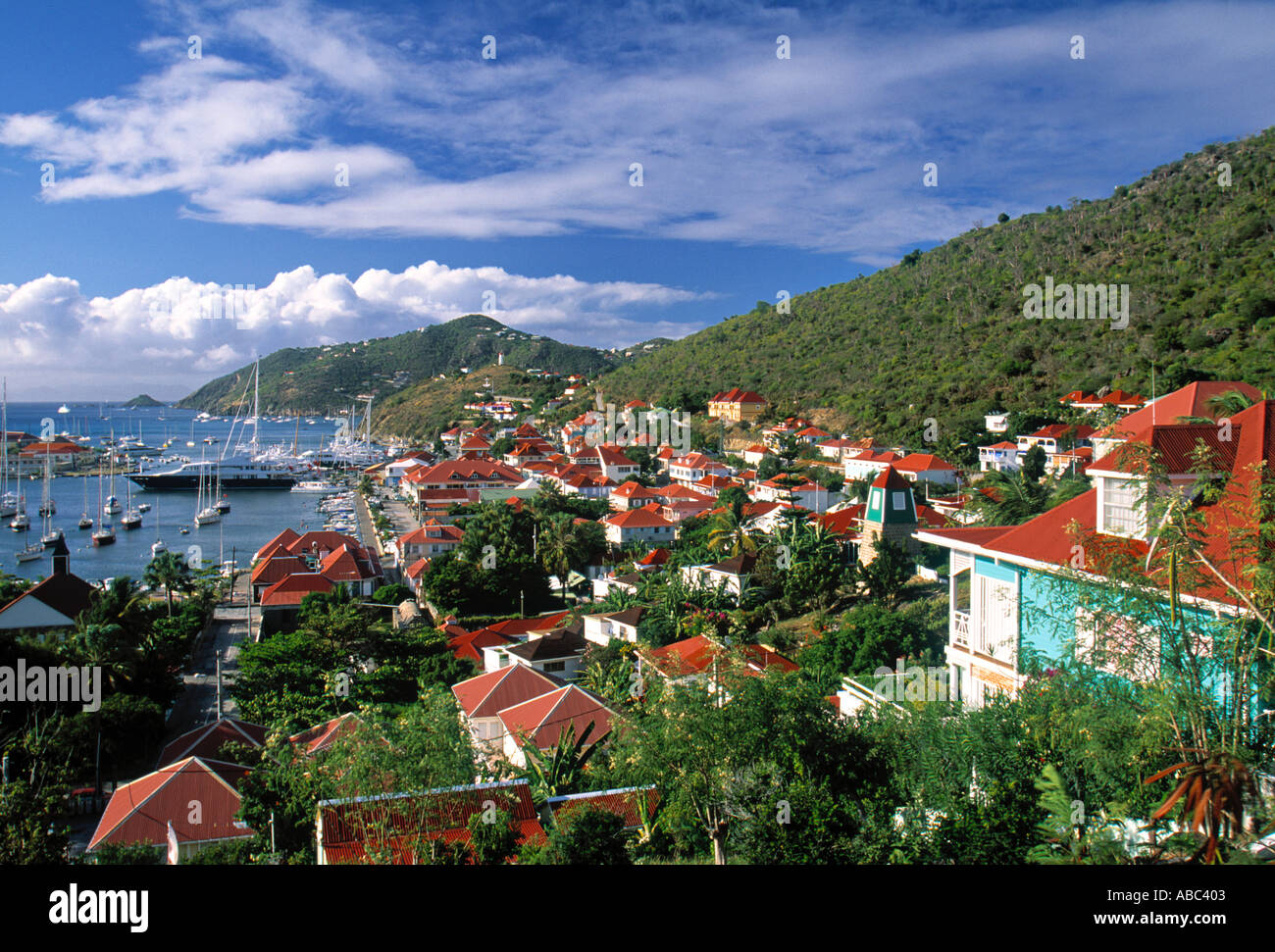 Gustavia, Barthelemy, French West Indes Banque D'Images