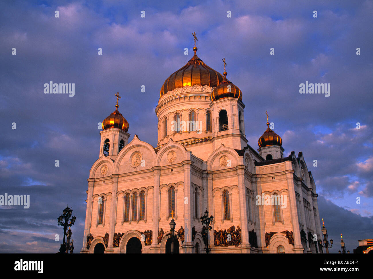 L'église Christ Sauveur, Moscou, Russie Banque D'Images
