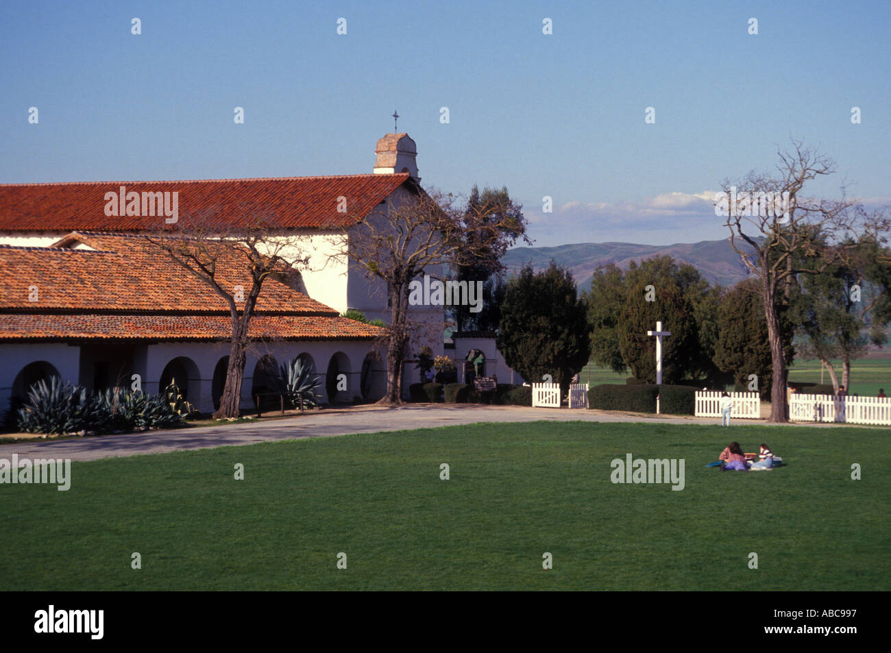 Californie Mission San Juan Bautista Banque D'Images