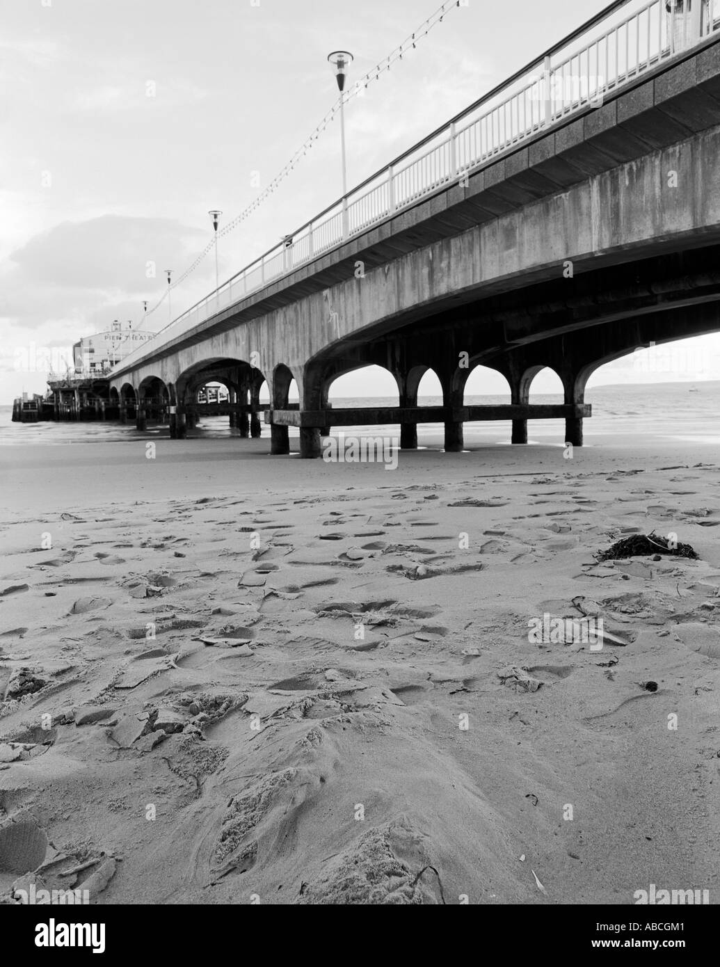 La jetée de Bournemouth Dorset South Coast UK Banque D'Images