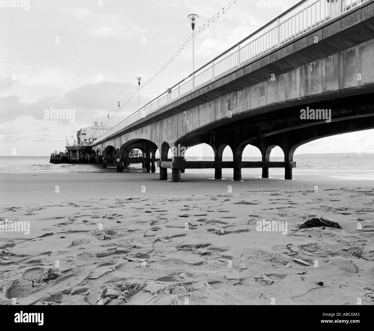 La jetée de Bournemouth Dorset South Coast UK Banque D'Images