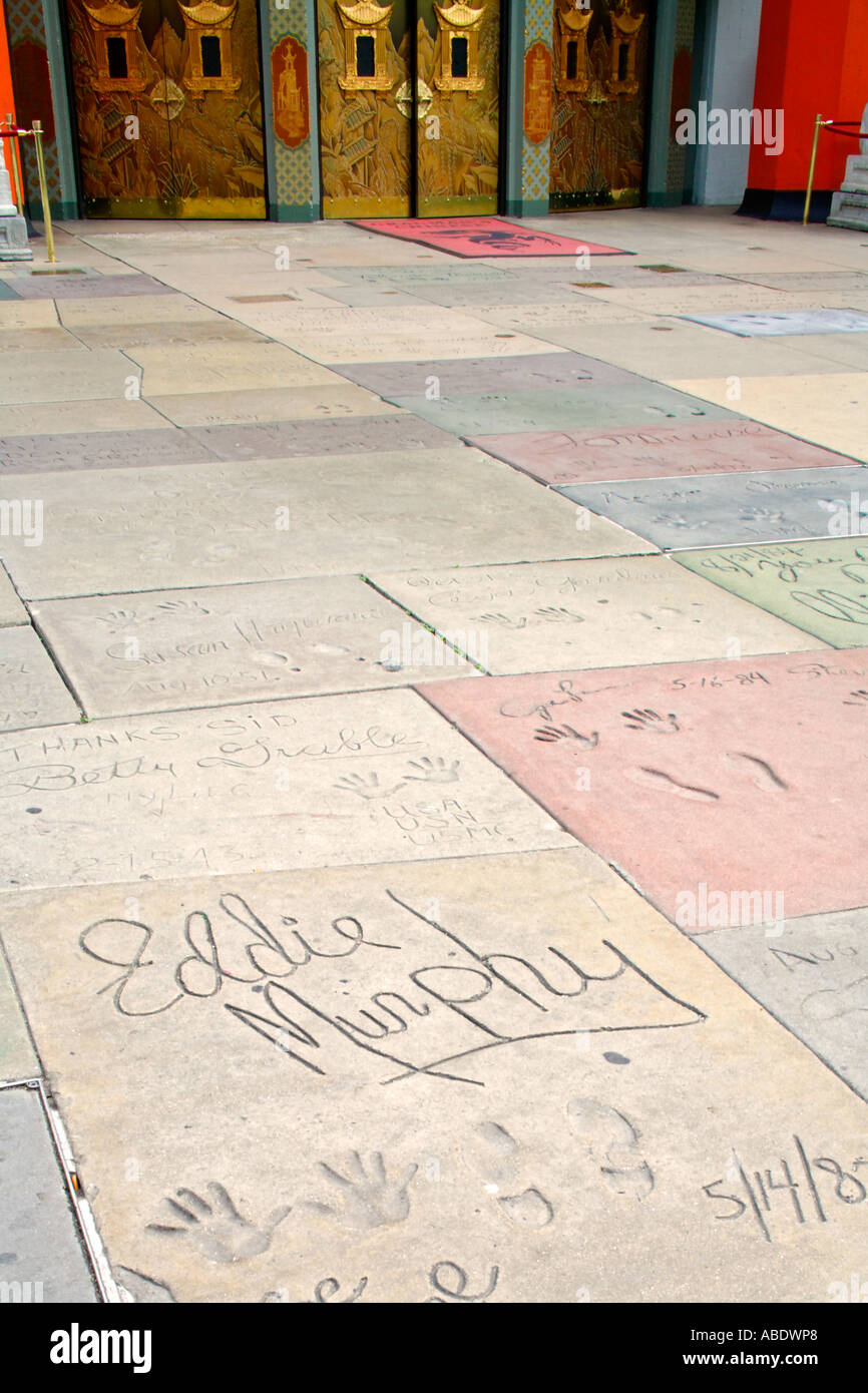 S Grauman Chinese Theater sur Hollywood Boulevard Hollywood Los Angeles Californie Banque D'Images