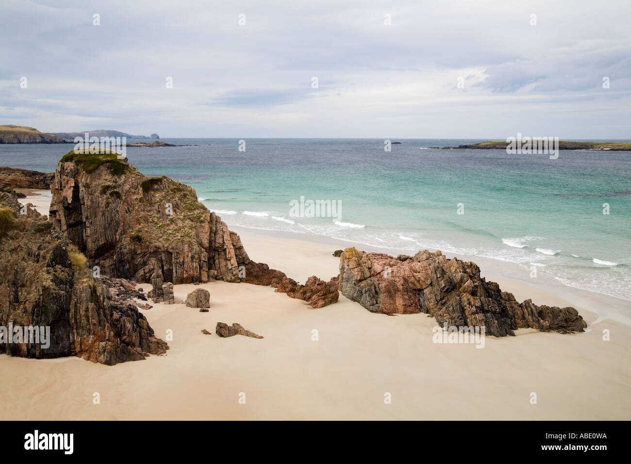 Go ECOSSE Sango Bay près de Durness dans les Highlands Banque D'Images