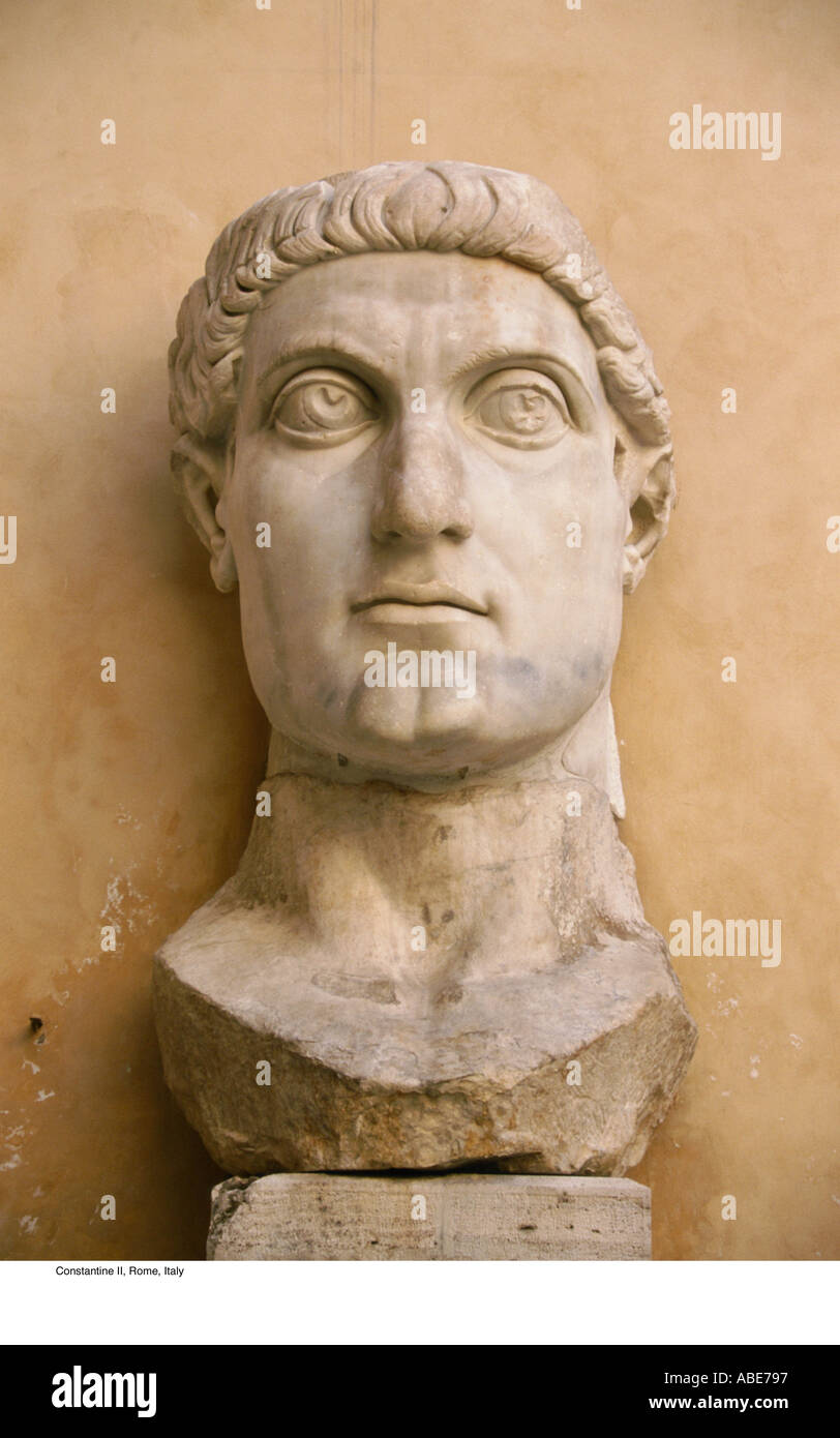 Constantin II, Rome, Italie Banque D'Images