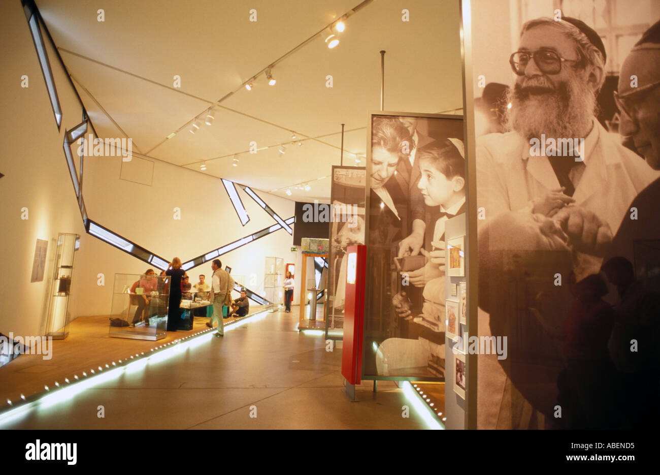 Photographie intérieur Musée Juif de Daniel Liebeskind Berlin en Allemagne Banque D'Images
