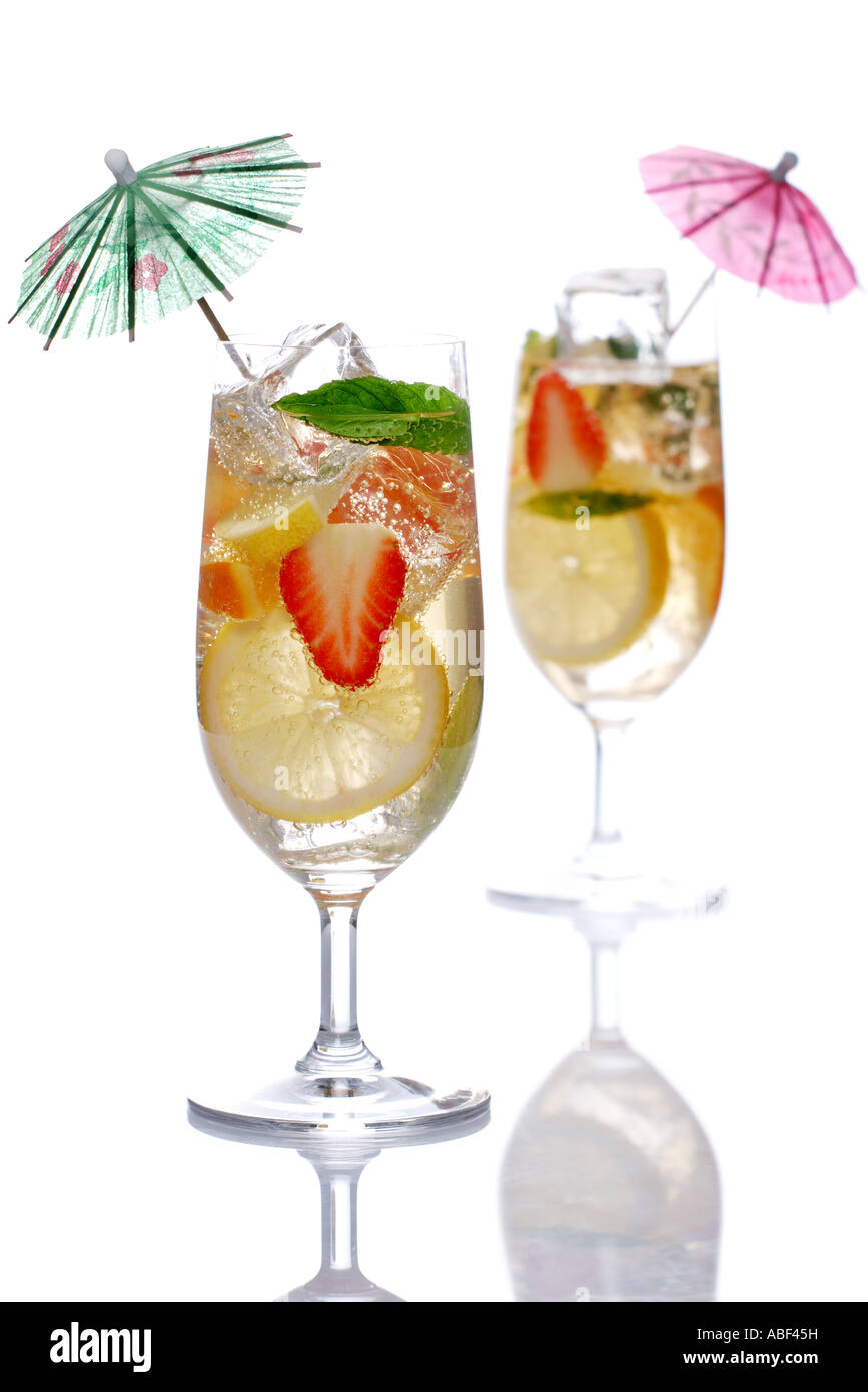 cocktail de fruits Banque D'Images