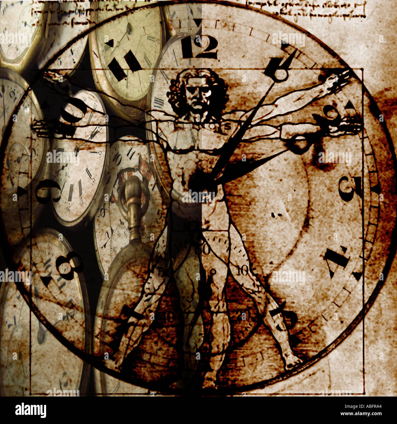 Notion de temps Banque D'Images