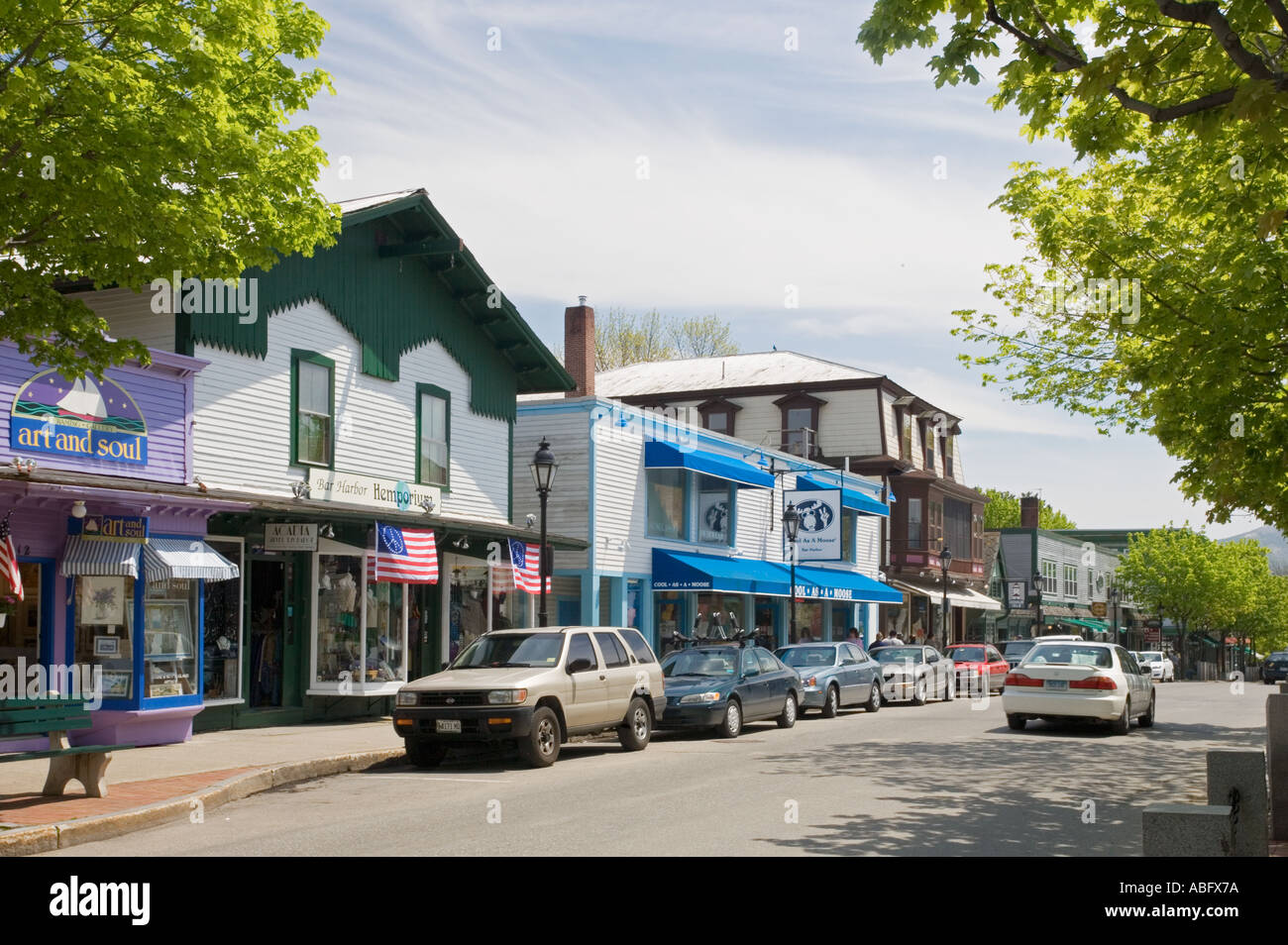 Bar Harbor Maine Banque D'Images
