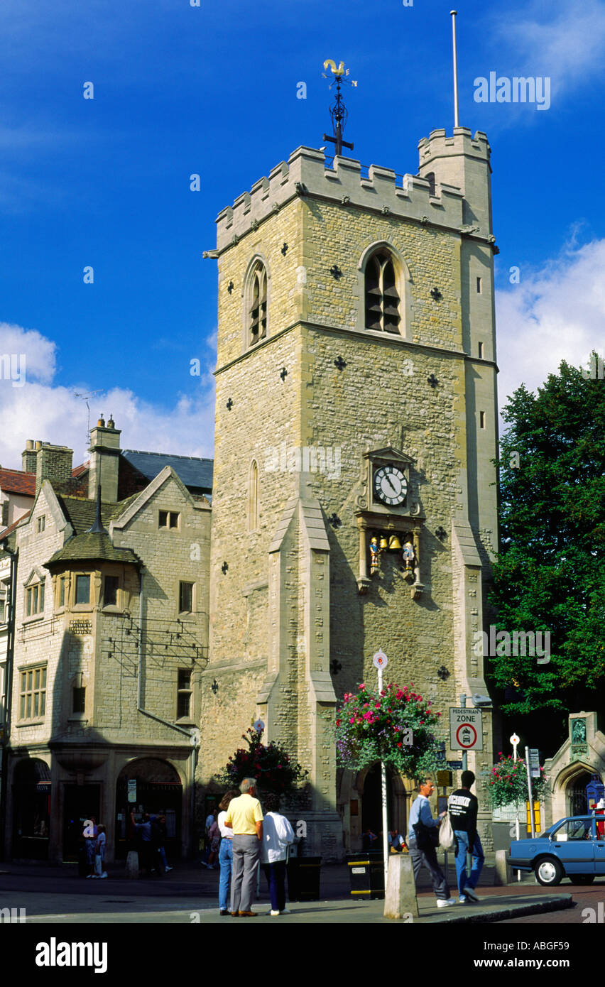 La tour Carfax Oxford Angleterre Banque D'Images