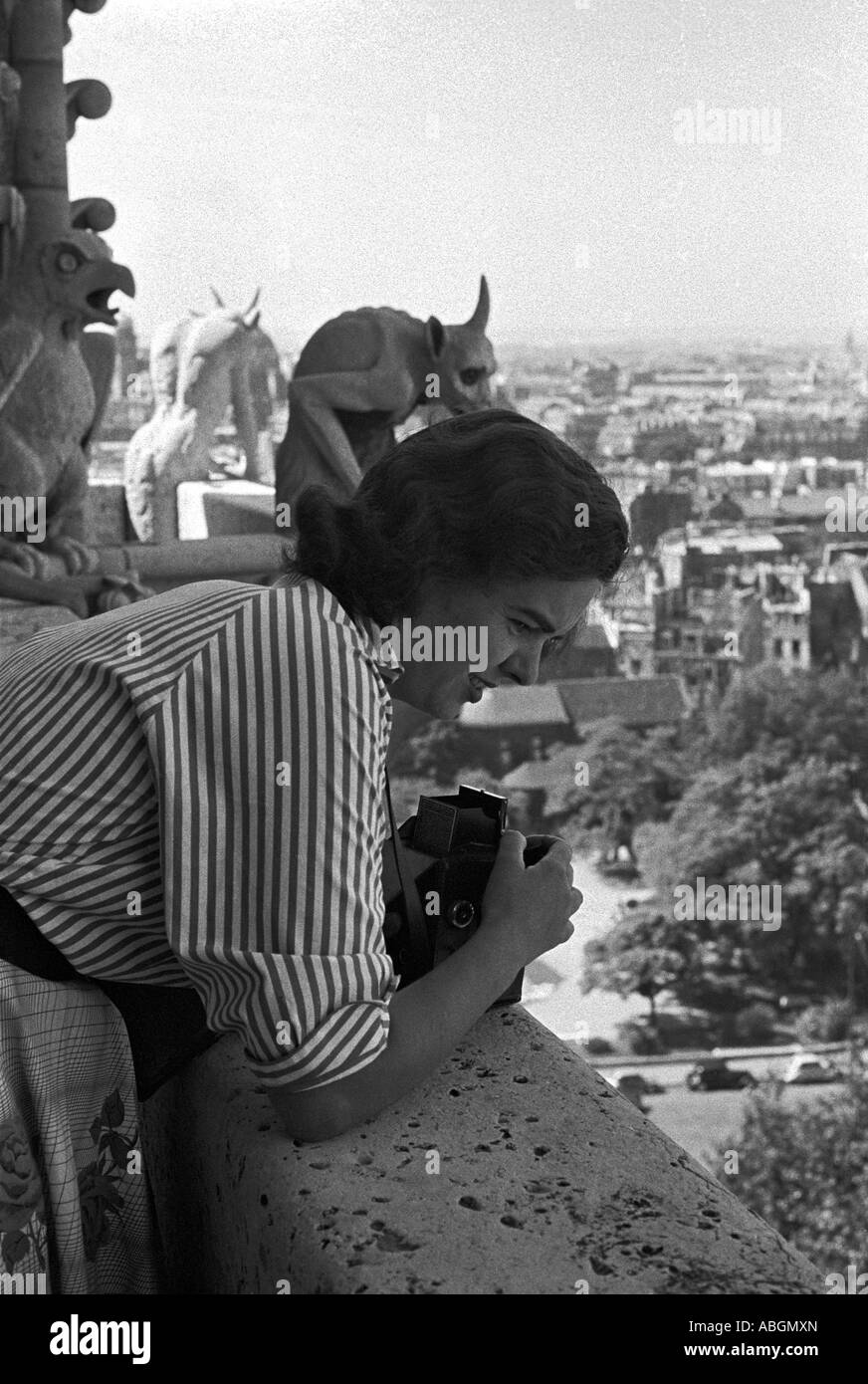 Photographe à Paris Banque D'Images