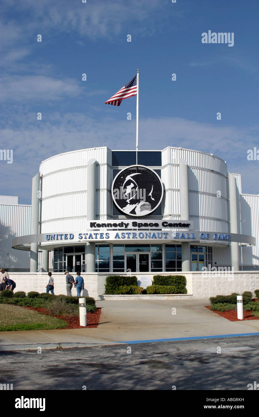 L'Astronaut Hall of Fame au Centre spatial Kennedy en Floride Banque D'Images