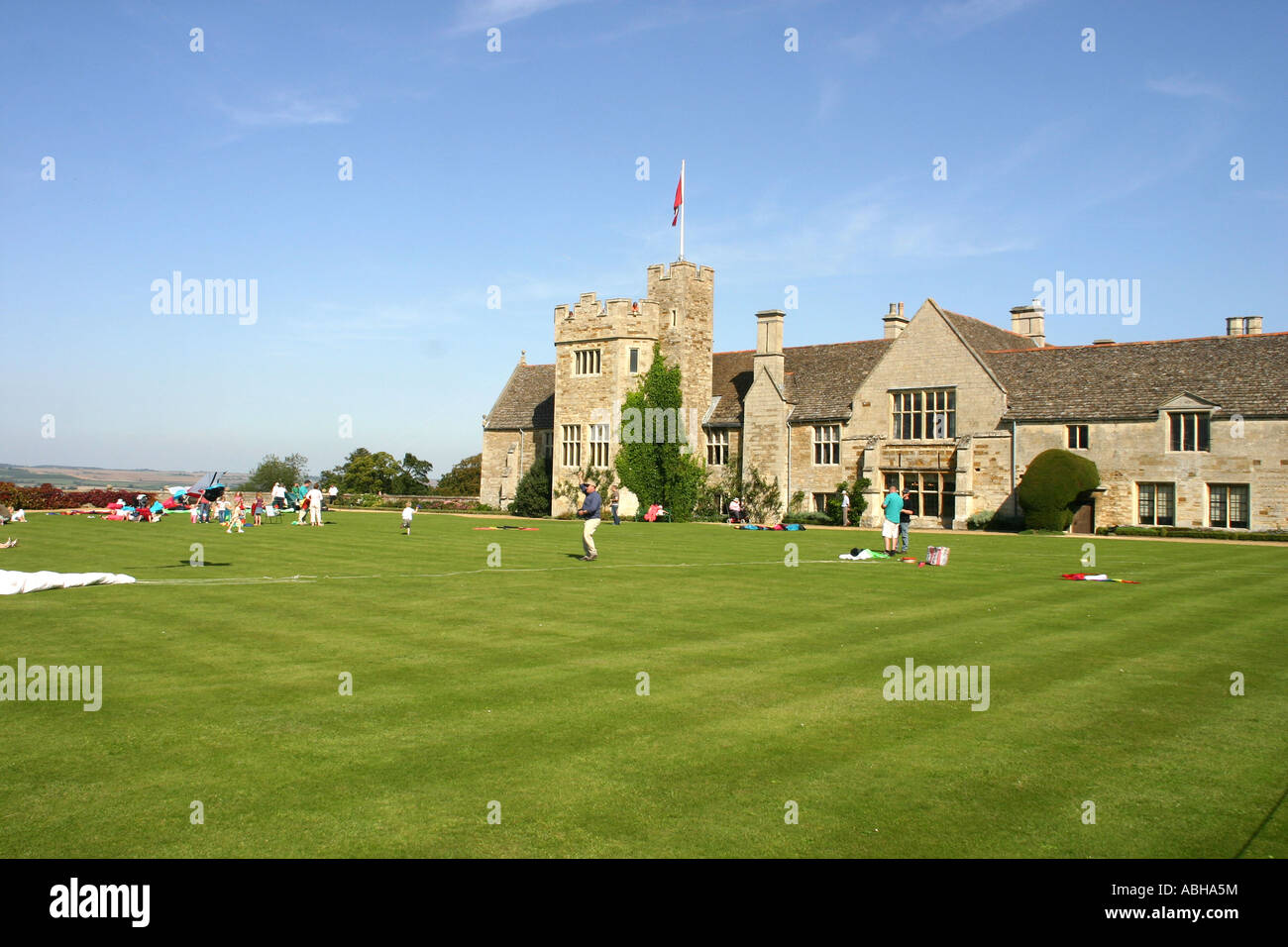 Le château de Rockingham Corby Leicestershire Banque D'Images