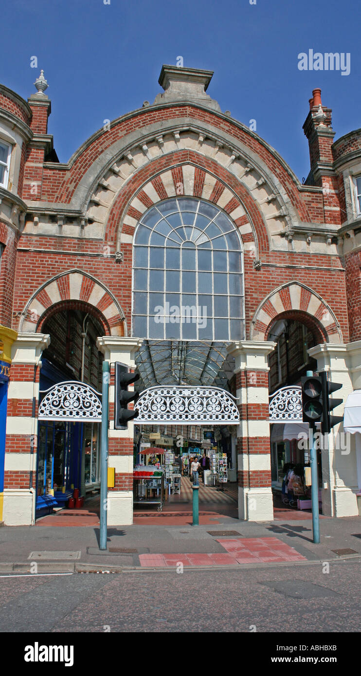 Westbourne Arcade, Bournemouth, Dorset, UK. L'Europe Banque D'Images