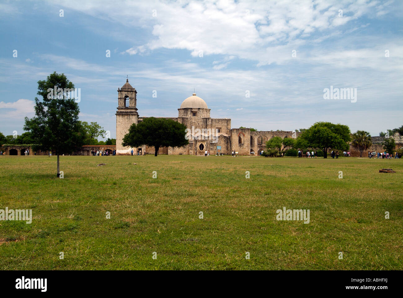 Mission espagnole l'église San José, 1720 Banque D'Images