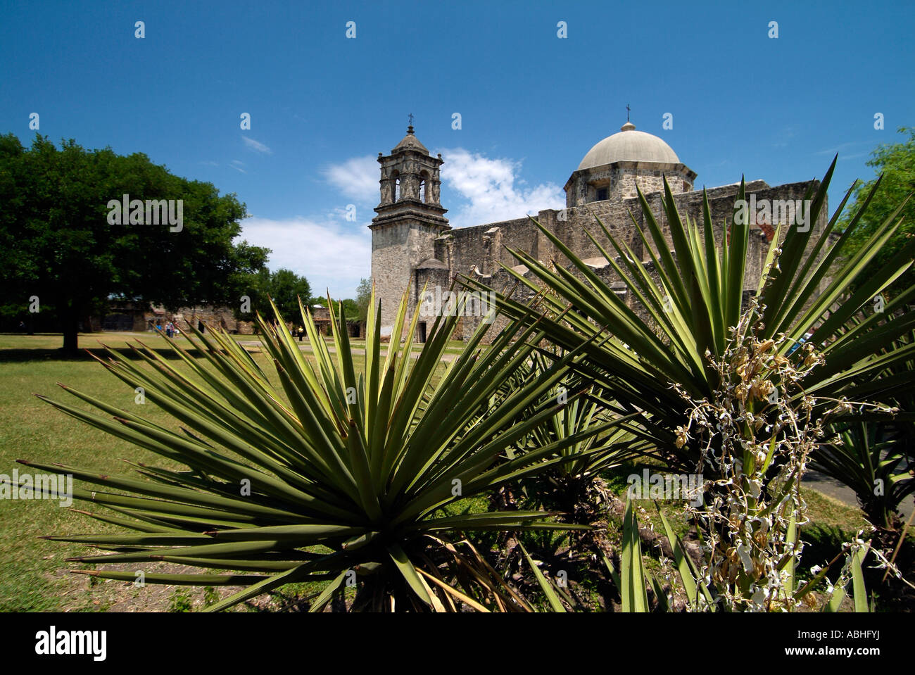 Mission espagnole l'église San José, 1720 Banque D'Images