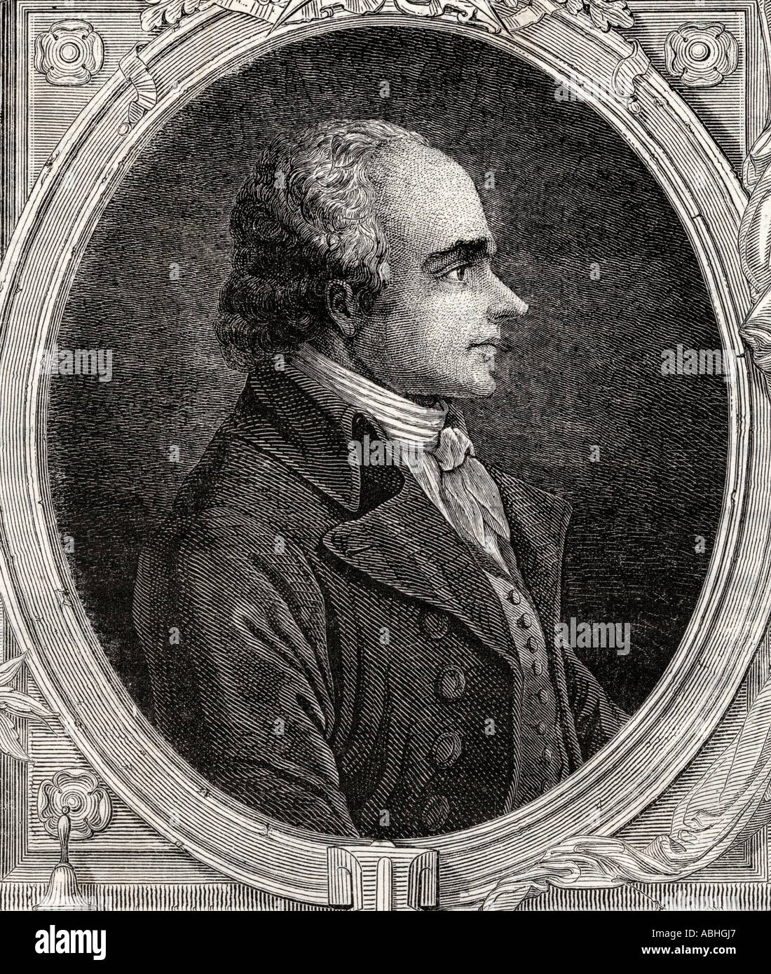 Jean Denis, Comte Lanjuinais, 1753-1827. Politicien, avocat, juriste, journaliste et historien français. Banque D'Images