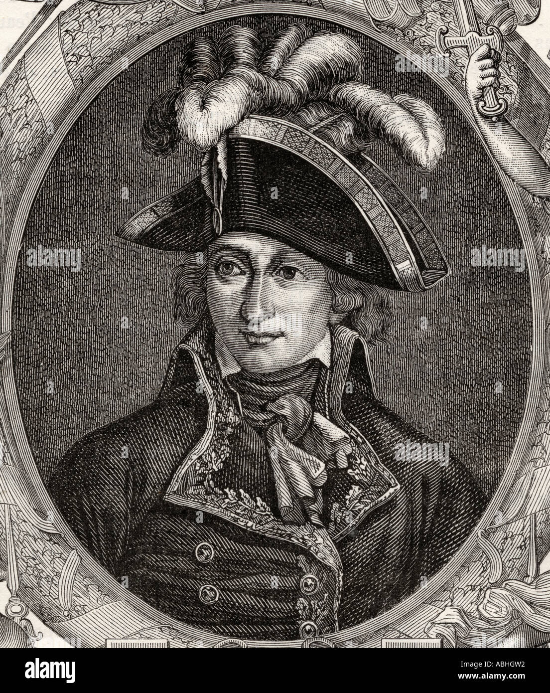 Jean-Charles Pichegru, 1761 – 1804. Général français des guerres révolutionnaires. Banque D'Images