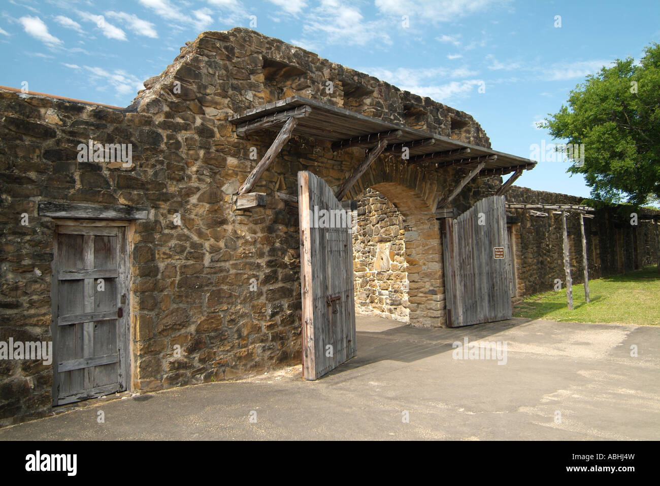 Mission espagnole l'église San José, 1720 Banque D'Images