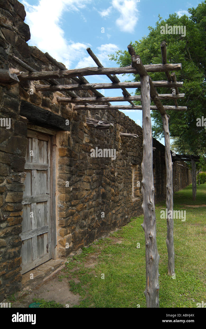 Mission espagnole l'église San José, 1720 Banque D'Images