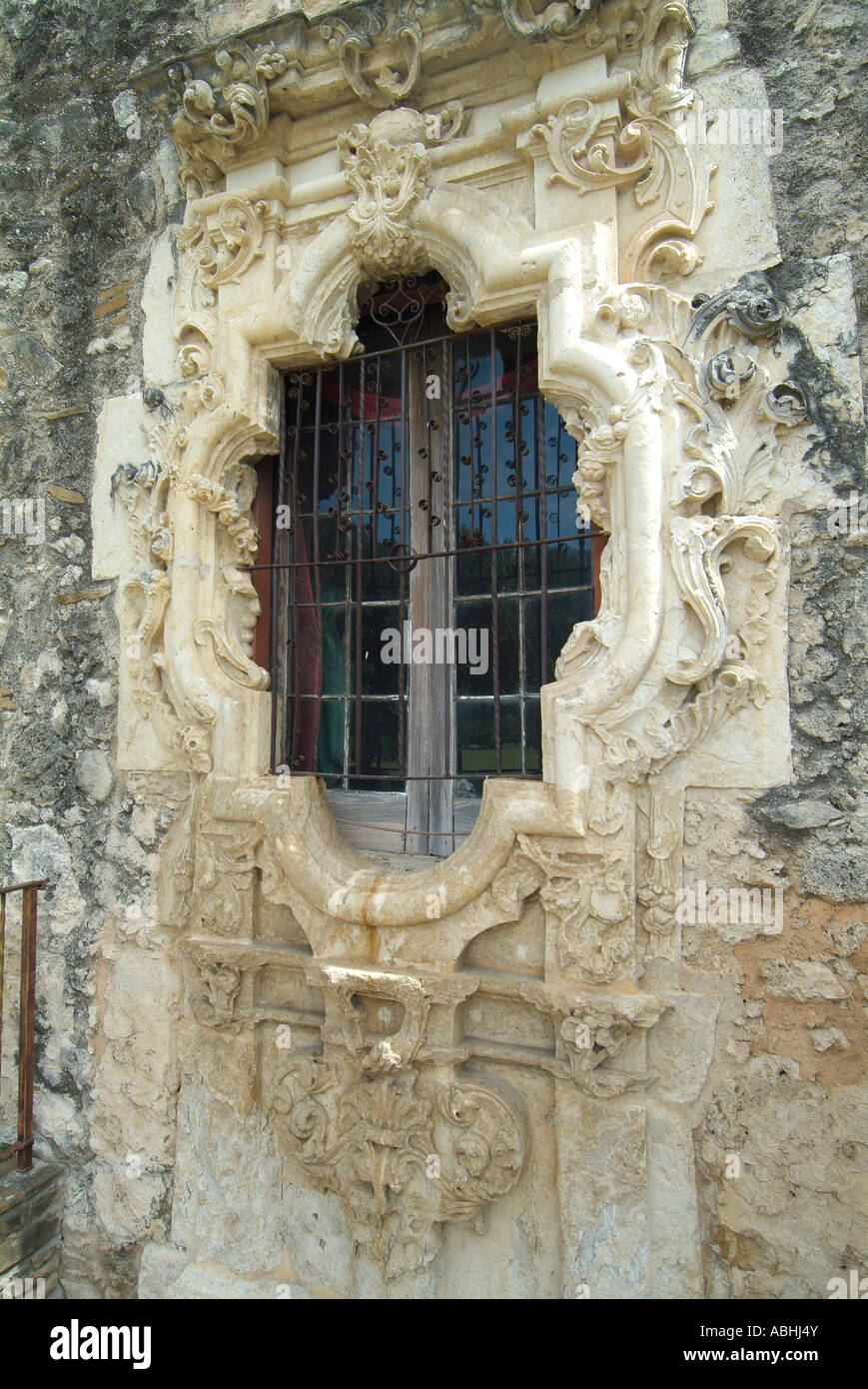 Mission espagnole l'église San José, 1720 Banque D'Images