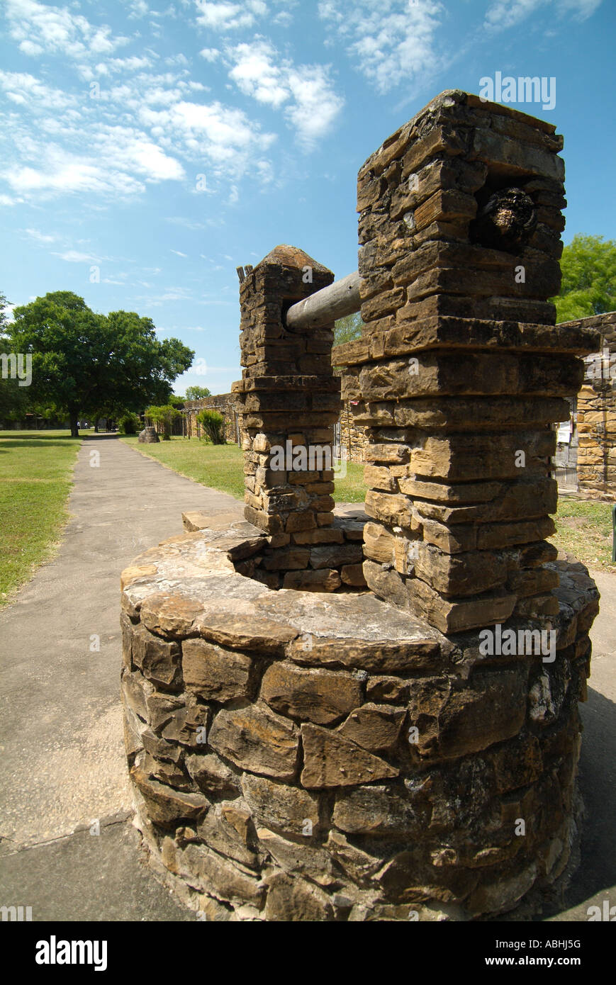 Mission espagnole l'église San José, 1720 Banque D'Images