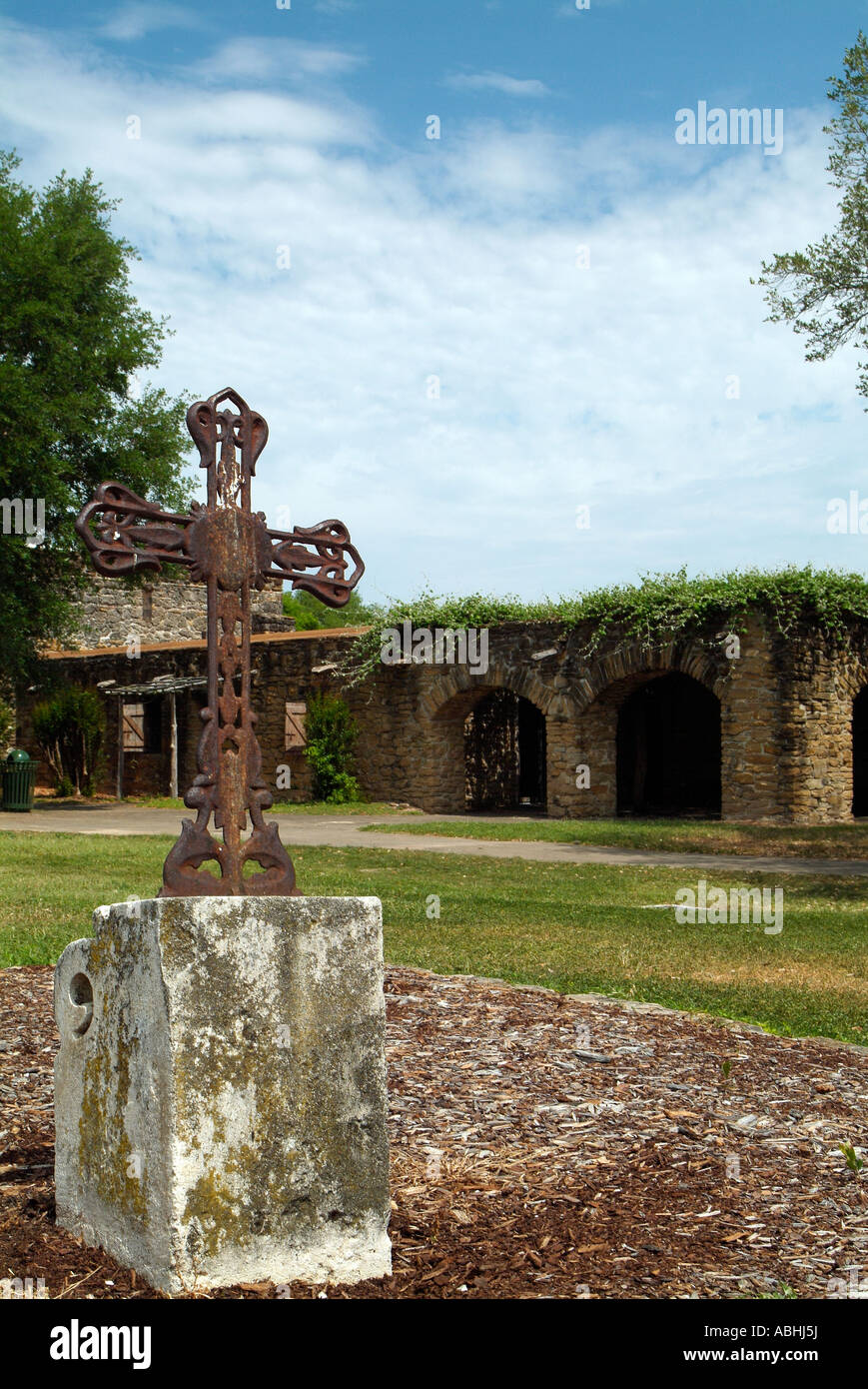 Mission espagnole l'église San José, 1720 Banque D'Images