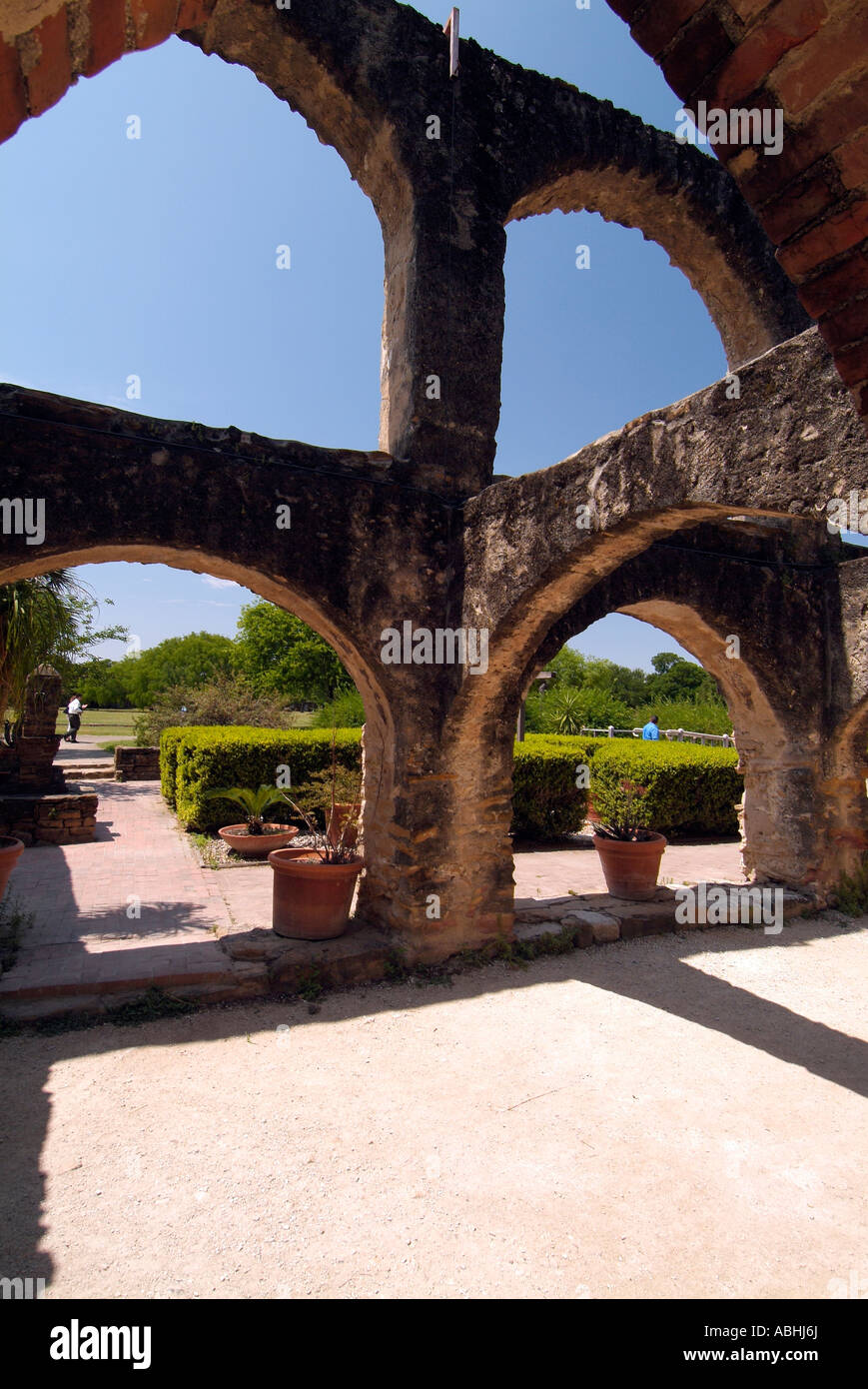 Mission espagnole l'église San José, 1720 Banque D'Images