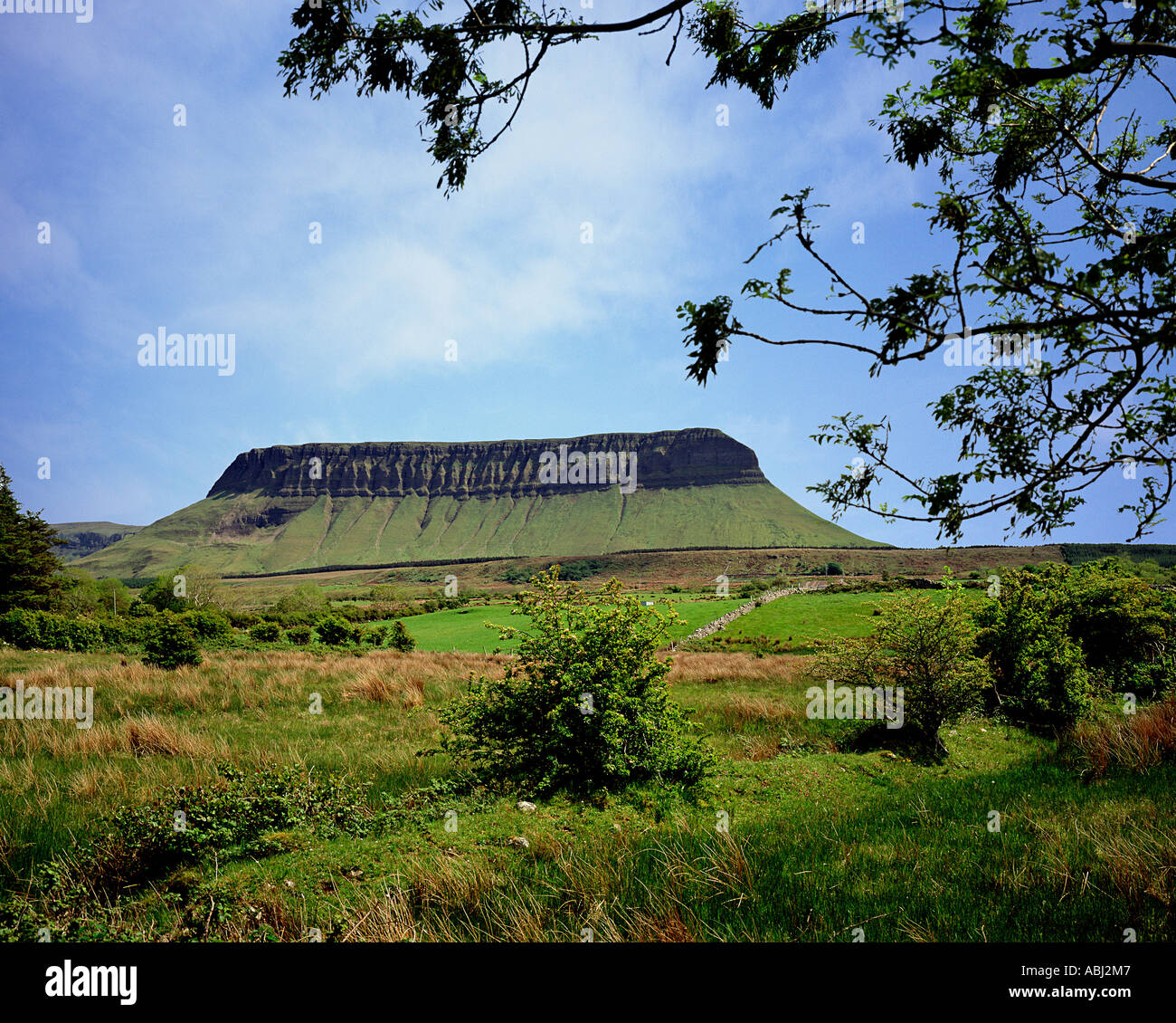 Montagnes de Benbulben, Sligo, Yeats, Sligo Drumcliff, fr Banque D'Images