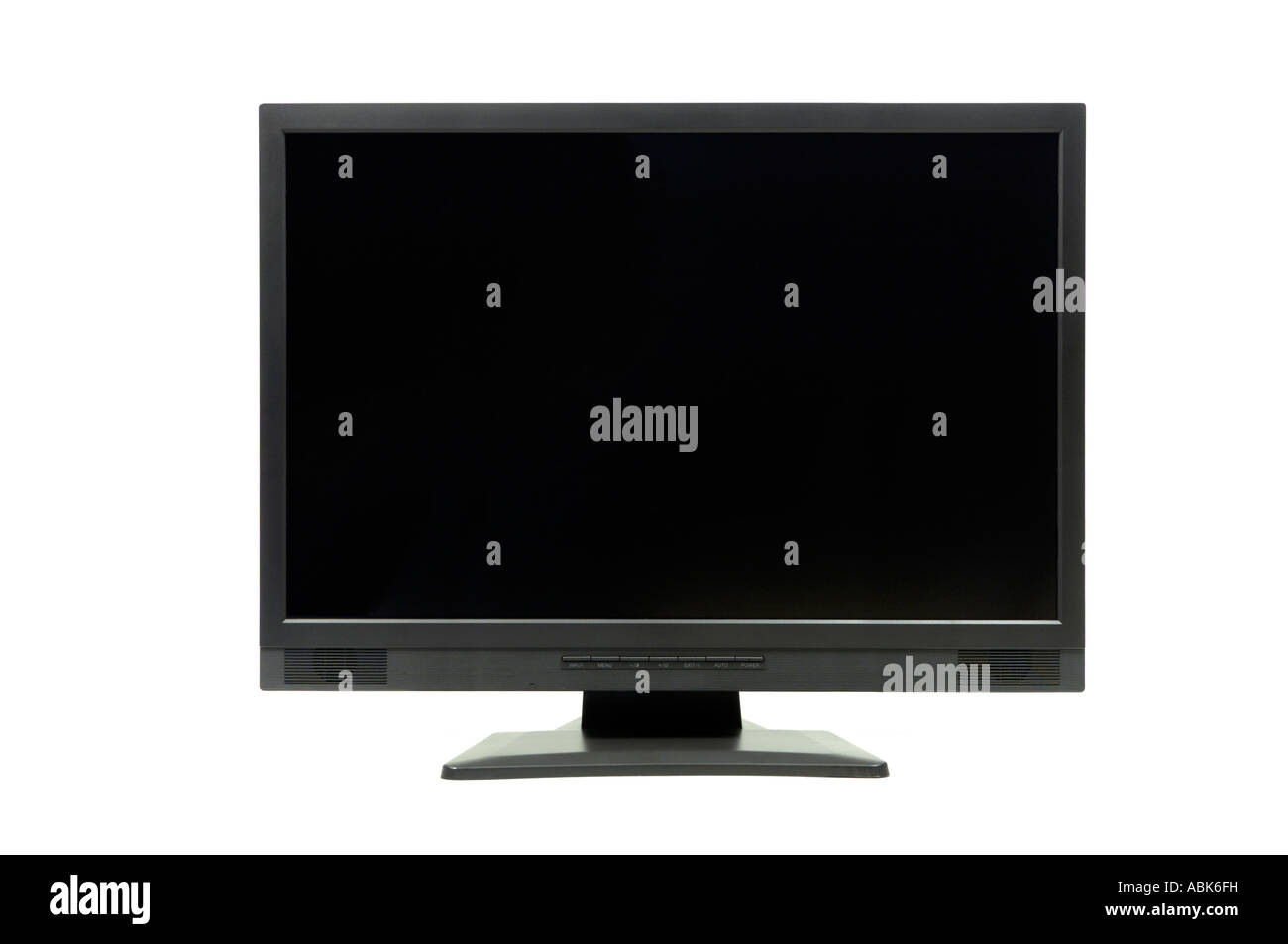 Moniteur à écran plat LCD grand écran Banque D'Images