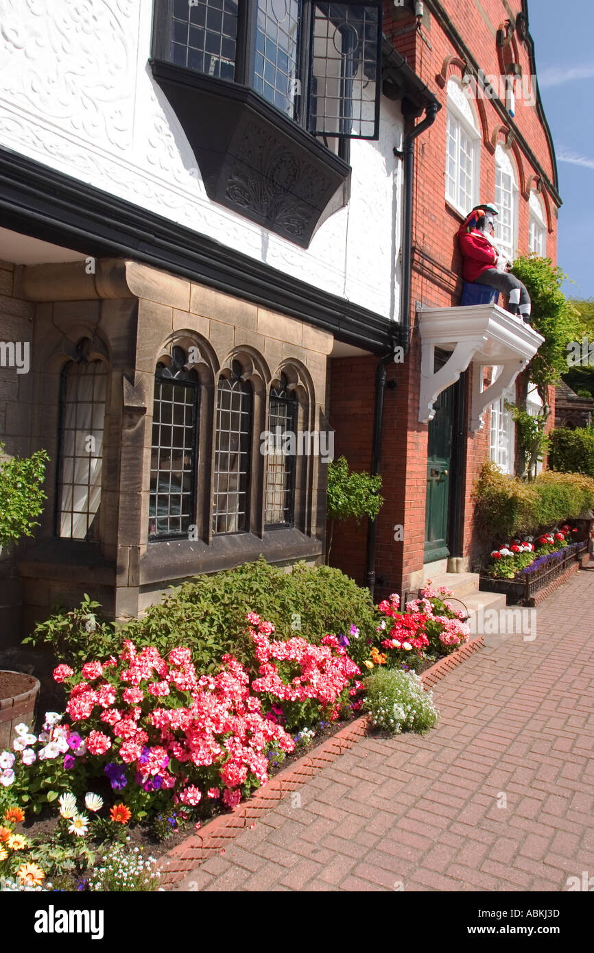 Thornton Hough festival d'épouvantails Wirral UK Juin 2005 Banque D'Images