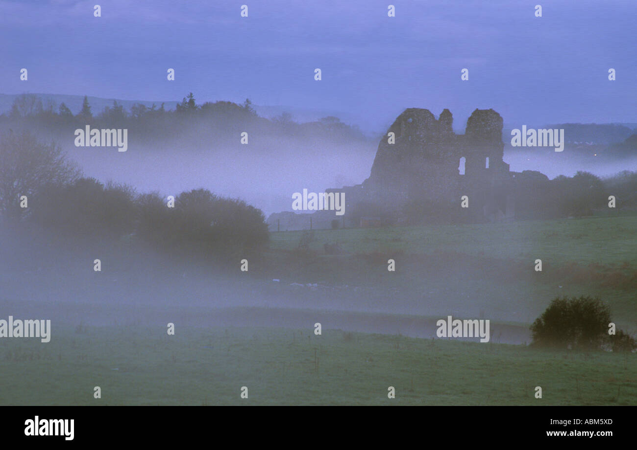 Château de Ogmore Ogmore Vale of Glamorgan South Wales Banque D'Images