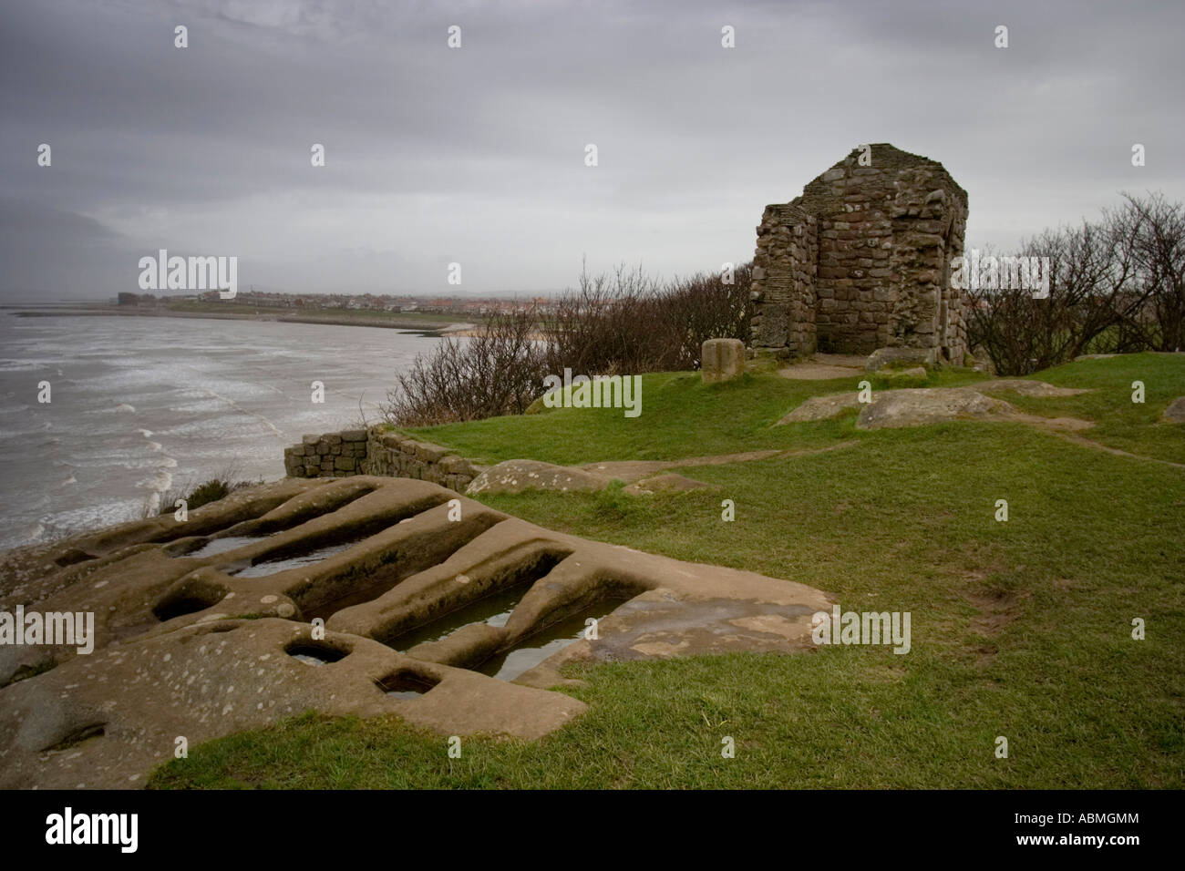 Photo de paysage horizontal à chapelle saint patricks, près de Lancaster Heysham Banque D'Images